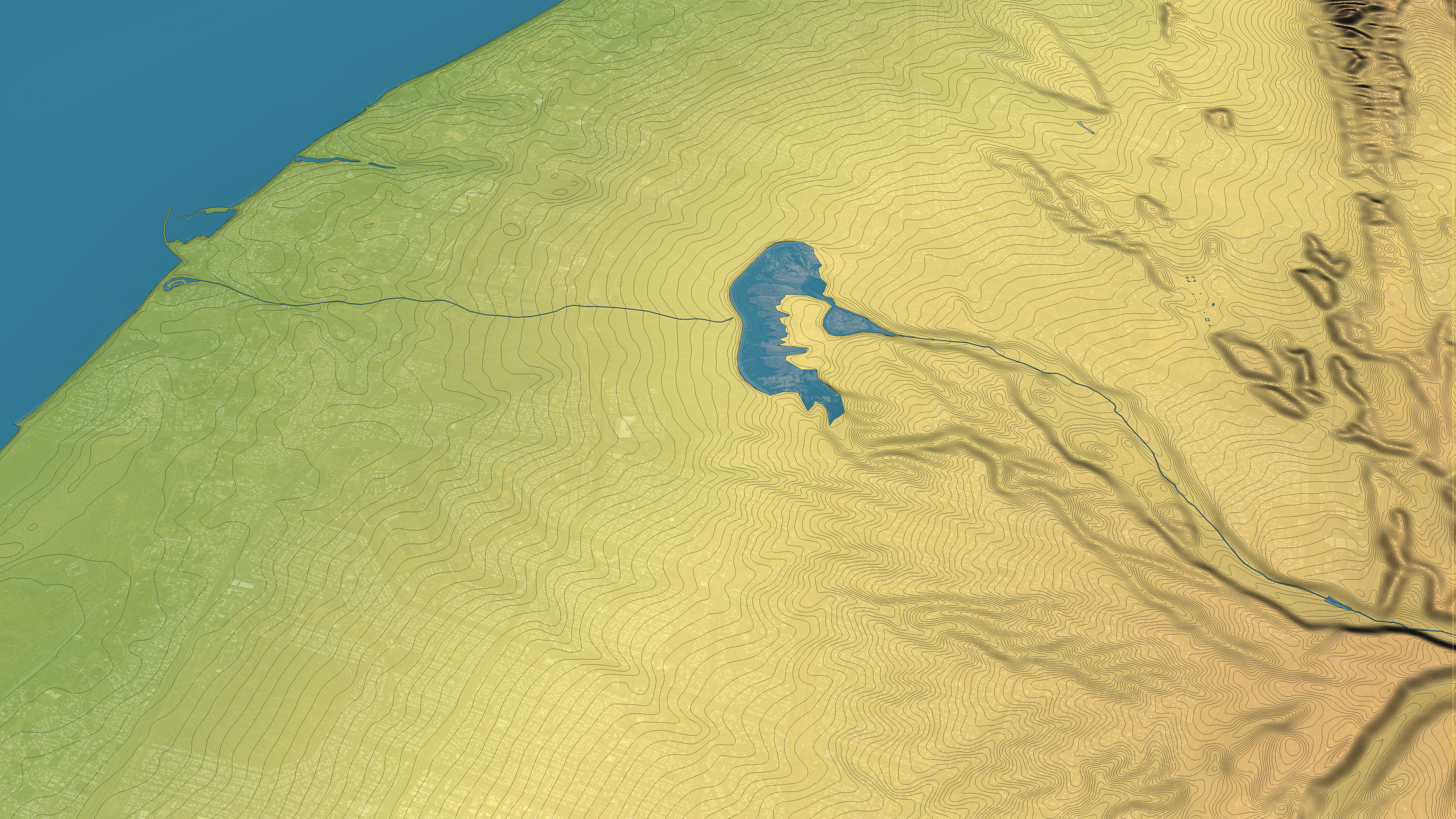 Sultan Haitham City - Topography Terrain 3D Model 3D Model Collection_8