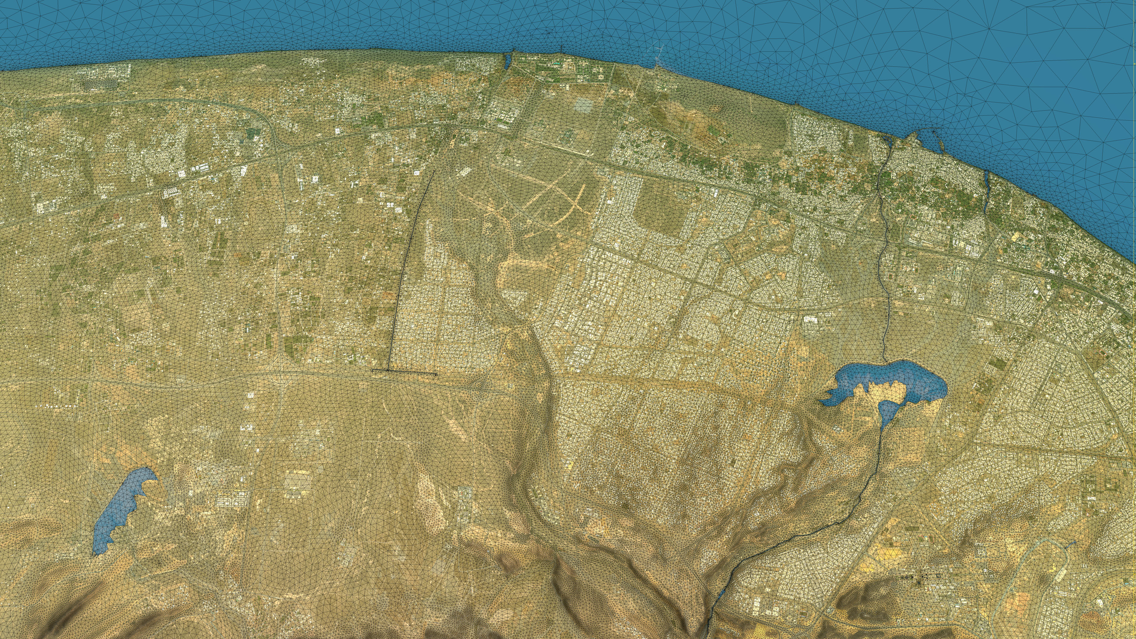 Sultan Haitham City - Topography Terrain 3D Model 3D Model Collection_10