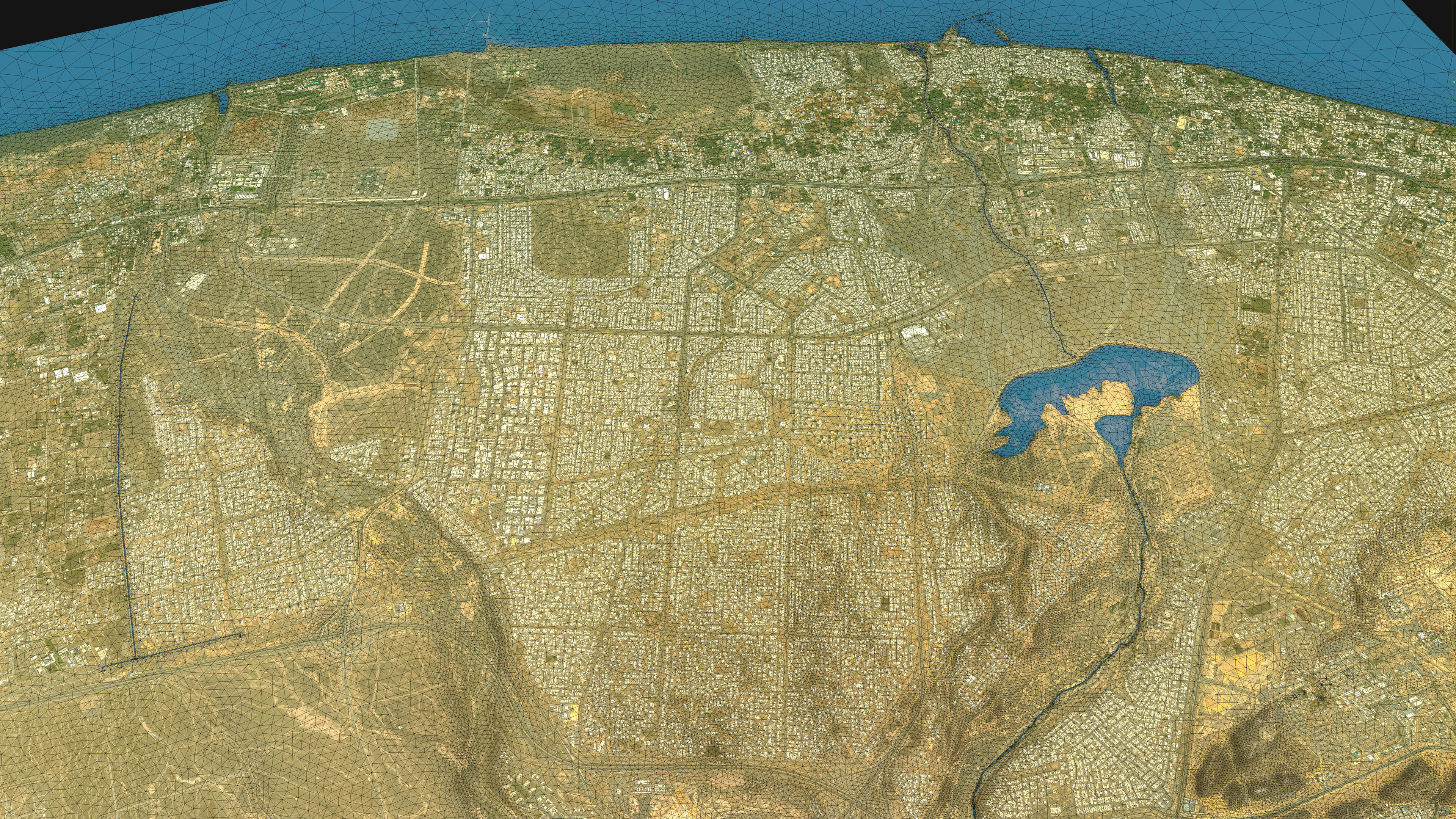 Sultan Haitham City - Topography Terrain 3D Model 3D Model Collection_2