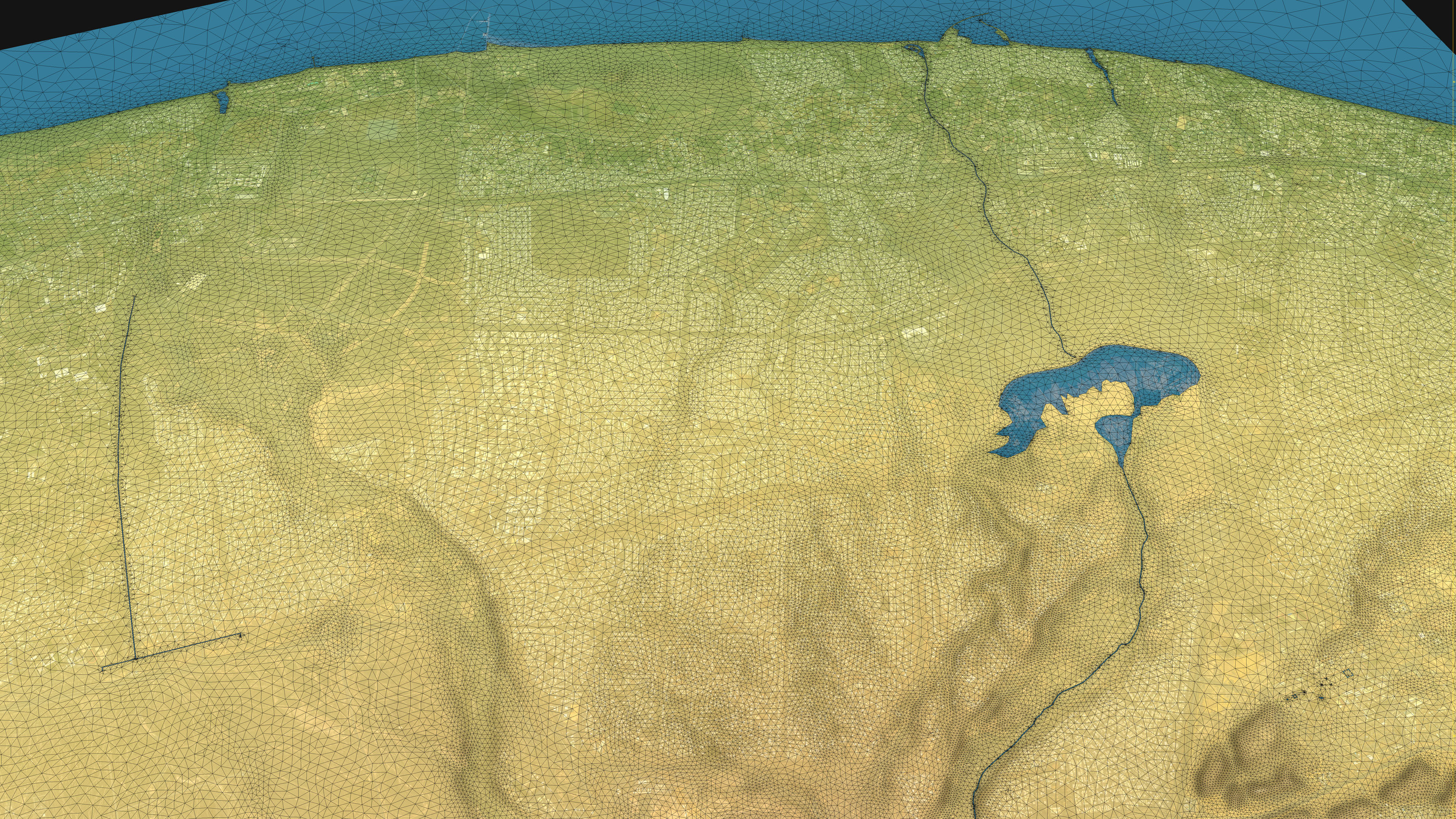 Sultan Haitham City - Topography Terrain 3D Model 3D Model Collection_3