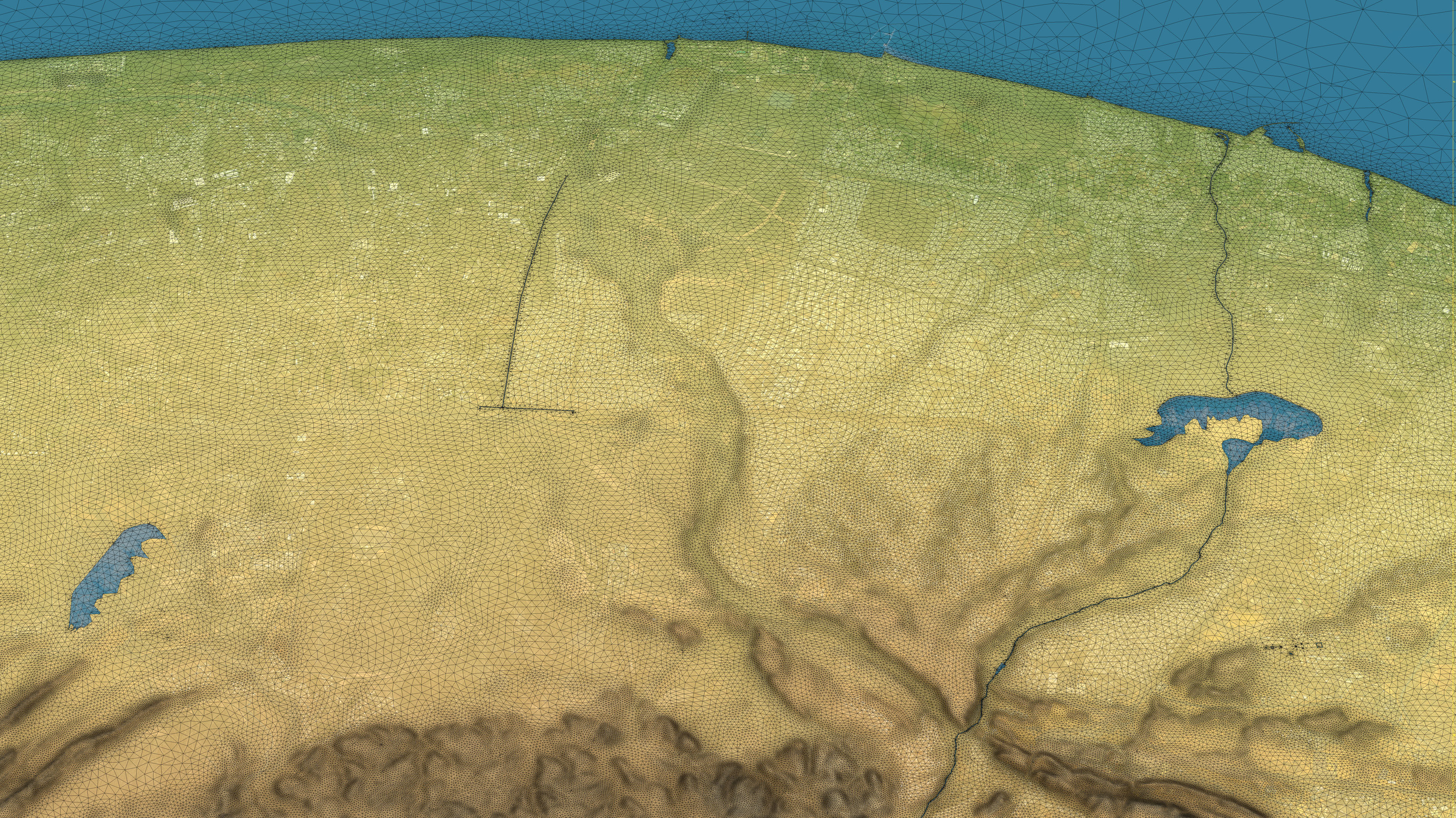 Sultan Haitham City - Topography Terrain 3D Model 3D Model Collection_22