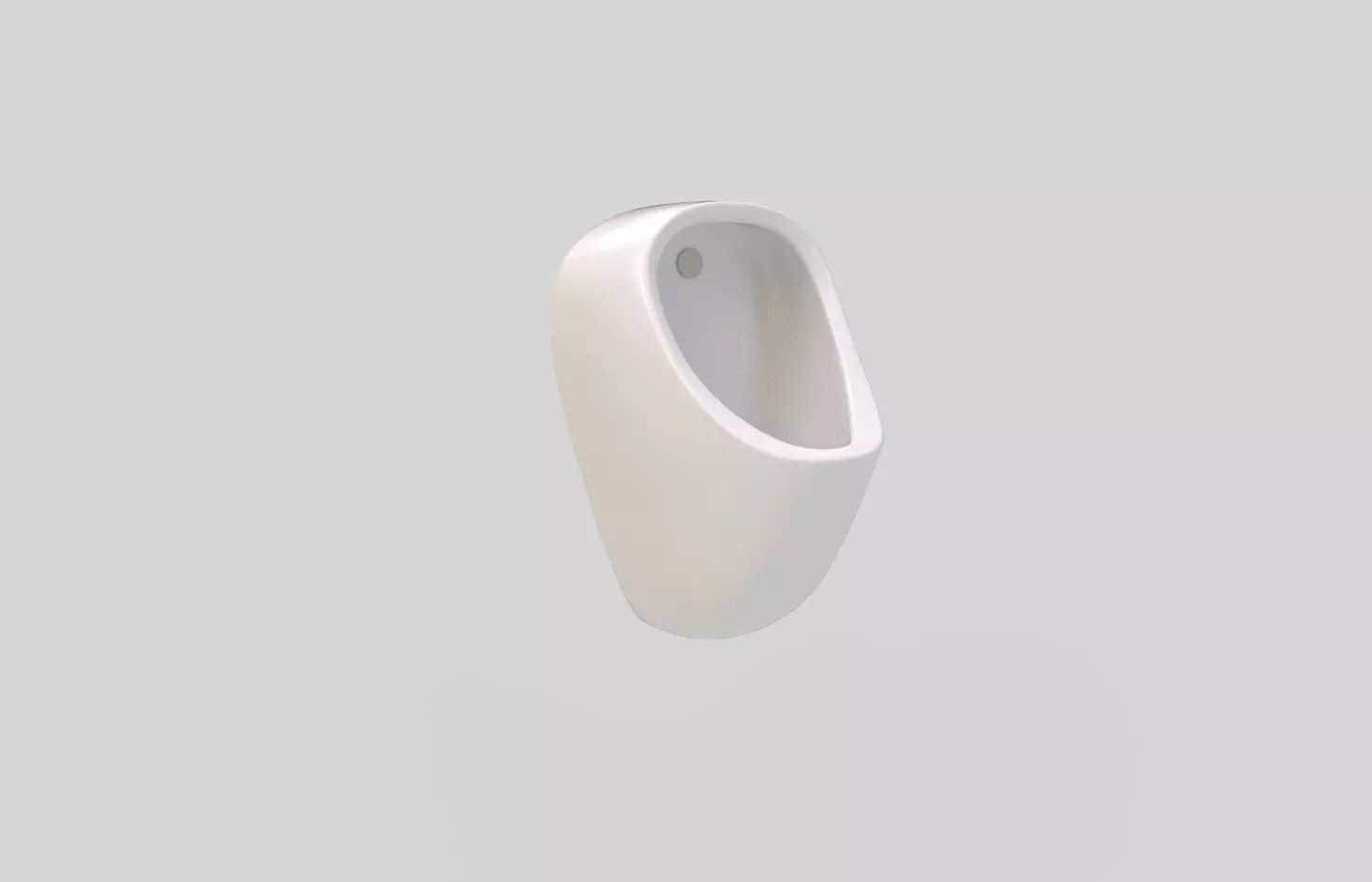 Urinal M02 Low-poly 3D model