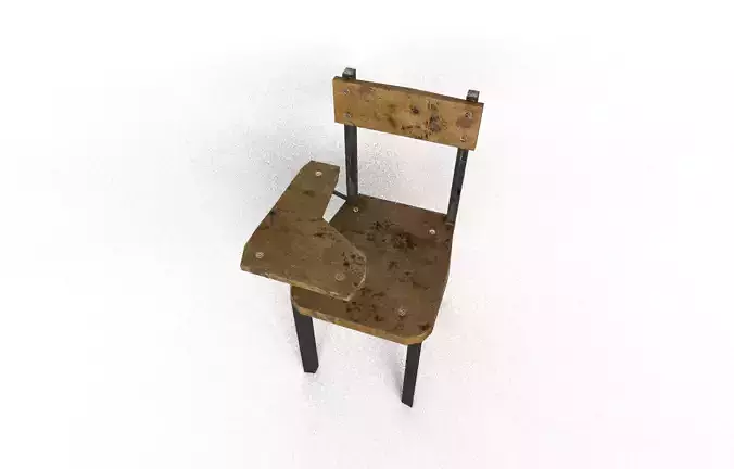 Old apocalyptic chair