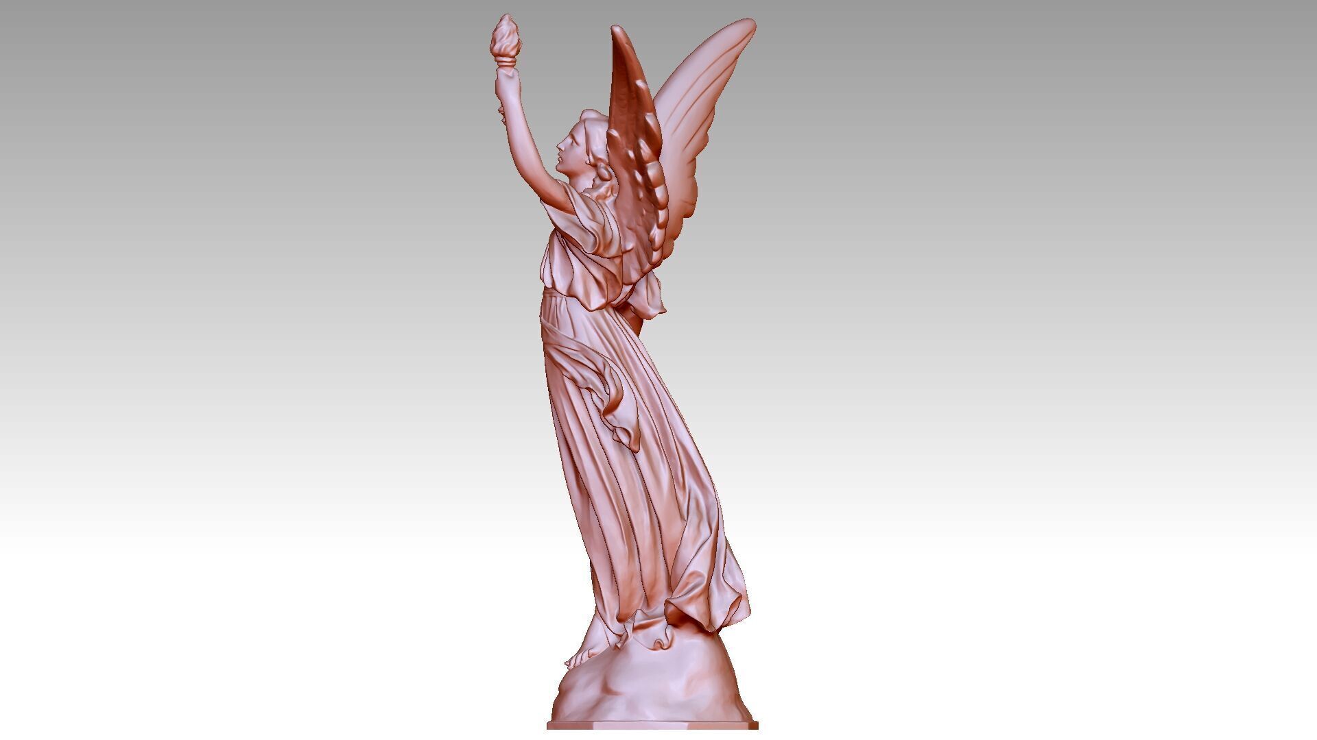 Angel Lucy 3D print model_2