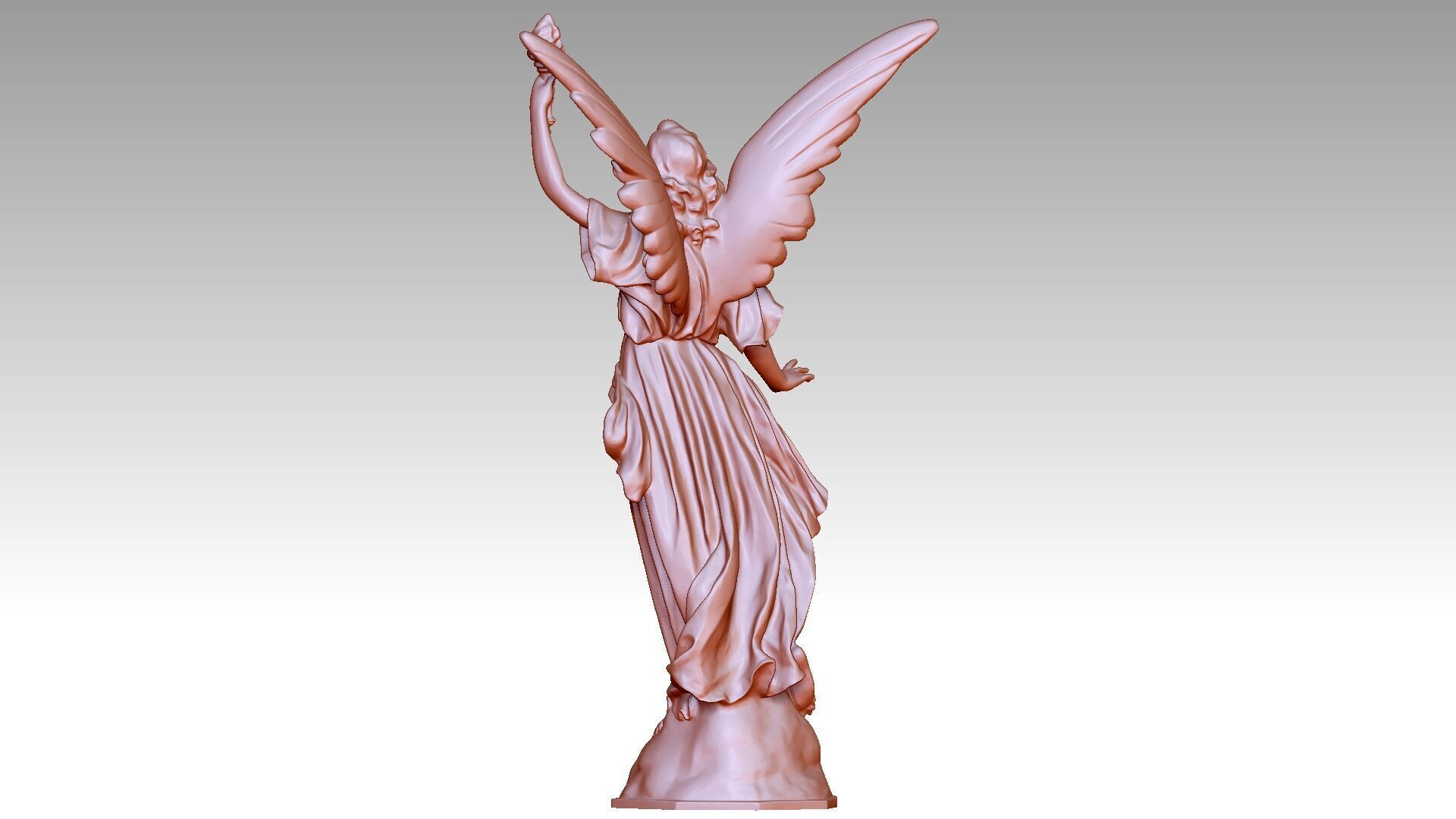 Angel Lucy 3D print model_3
