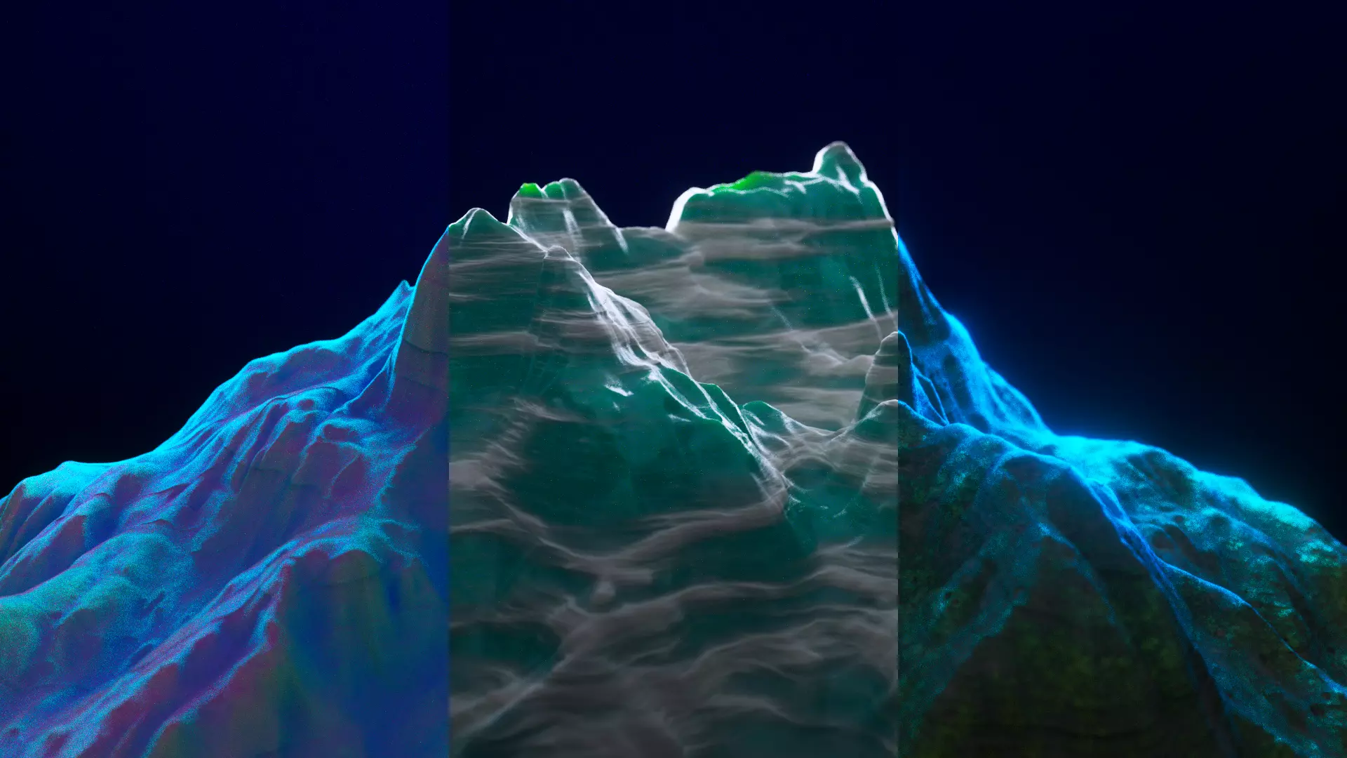 Fantasy Mountain Material Pack 3D model_0