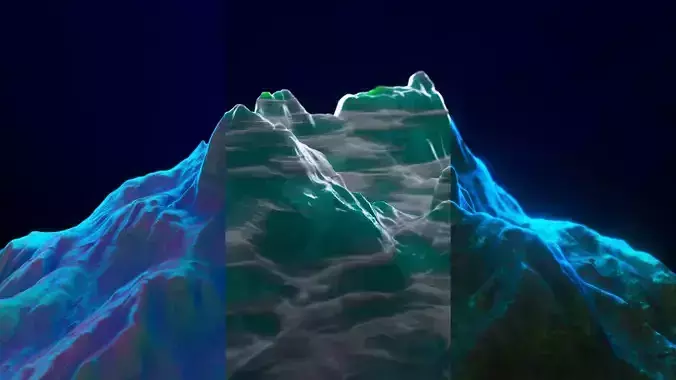 Fantasy Mountain Material Pack