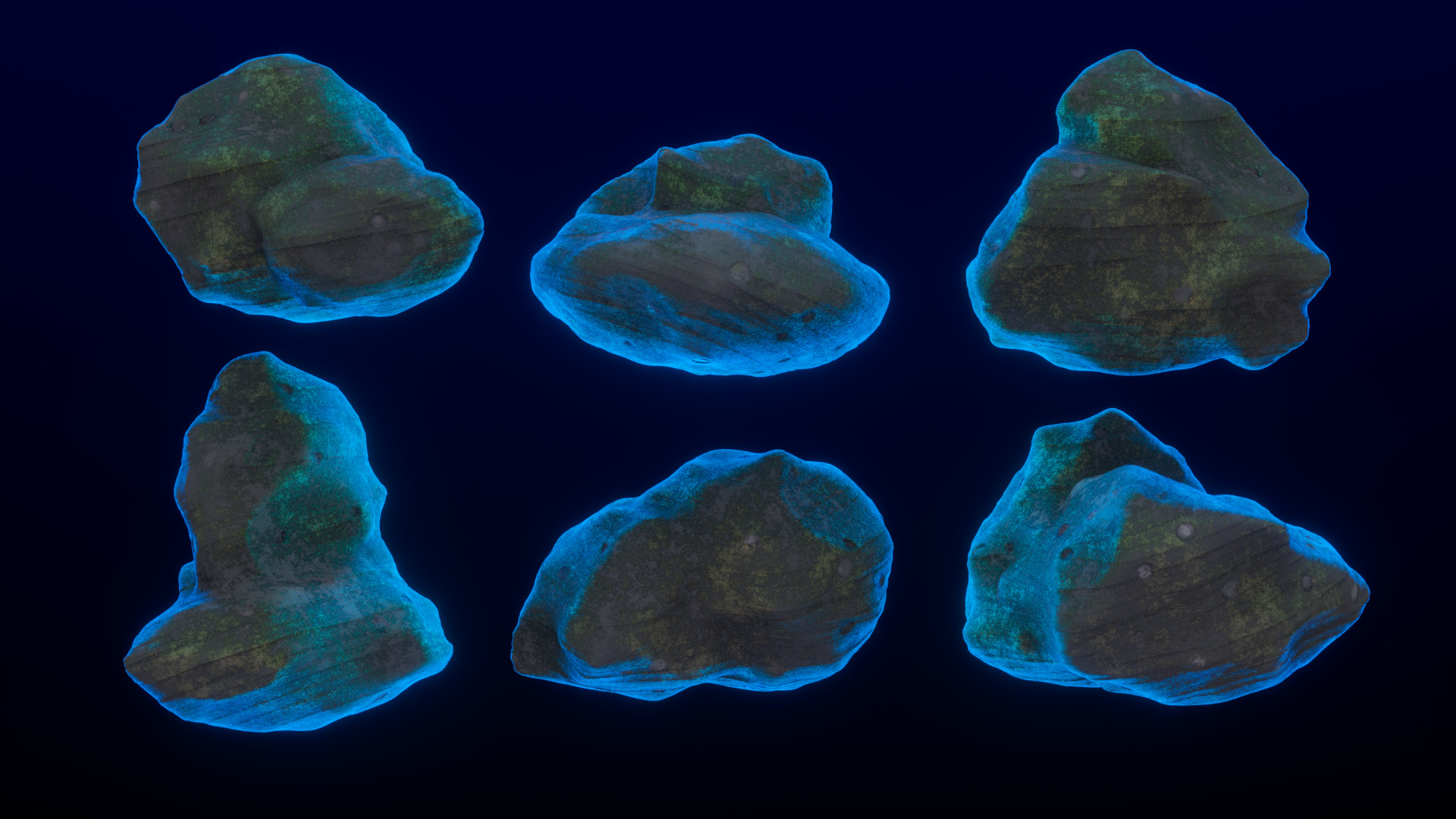 Fantasy Mountain Material Pack 3D model_10