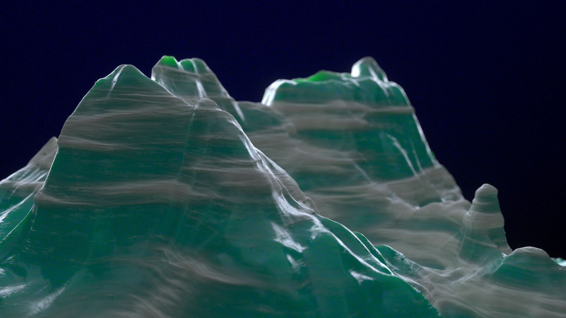 Fantasy Mountain Material Pack 3D model_5