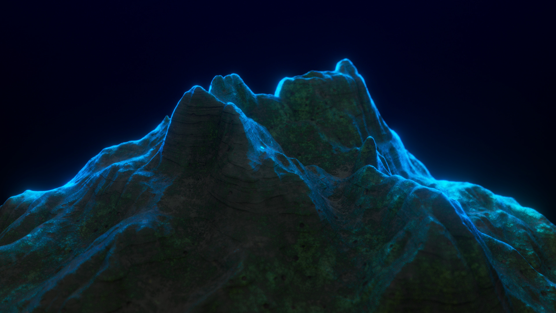 Fantasy Mountain Material Pack 3D model_3