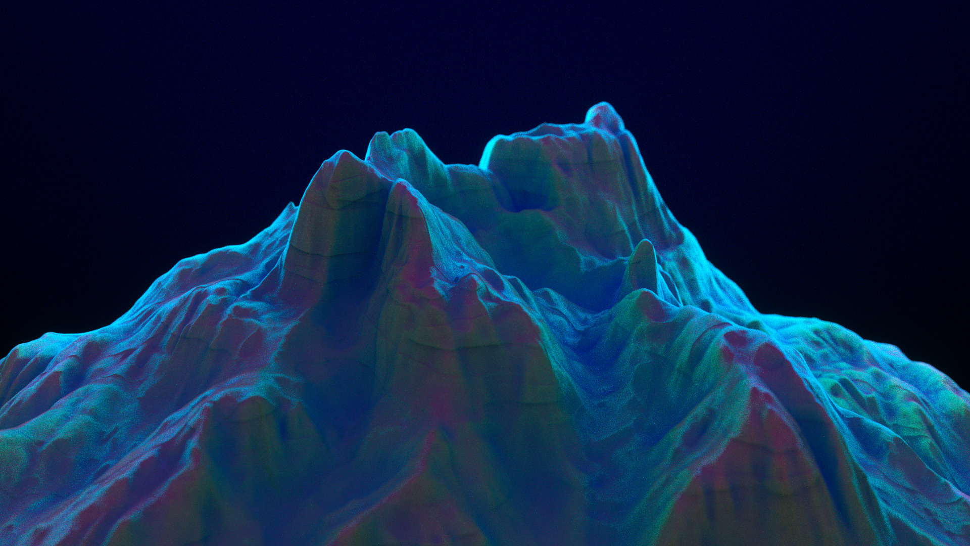 Fantasy Mountain Material Pack 3D model_1