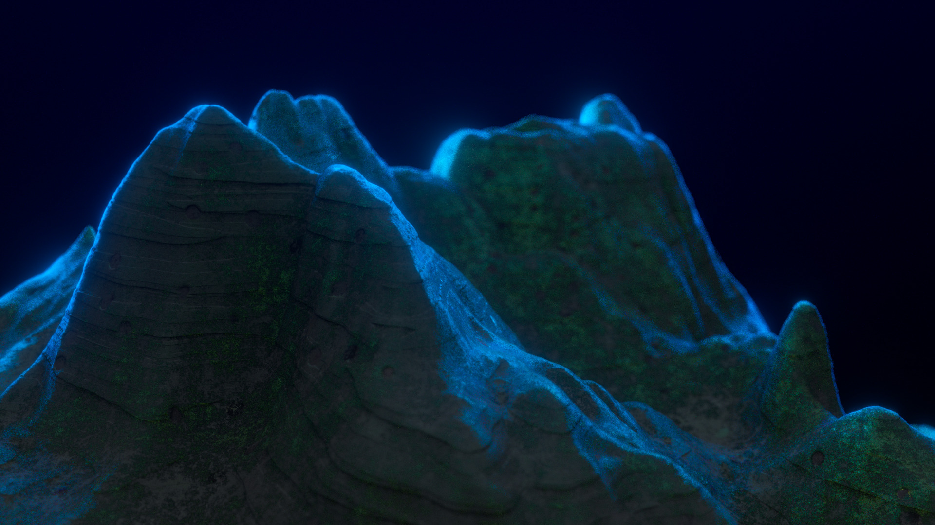 Fantasy Mountain Material Pack 3D model_6