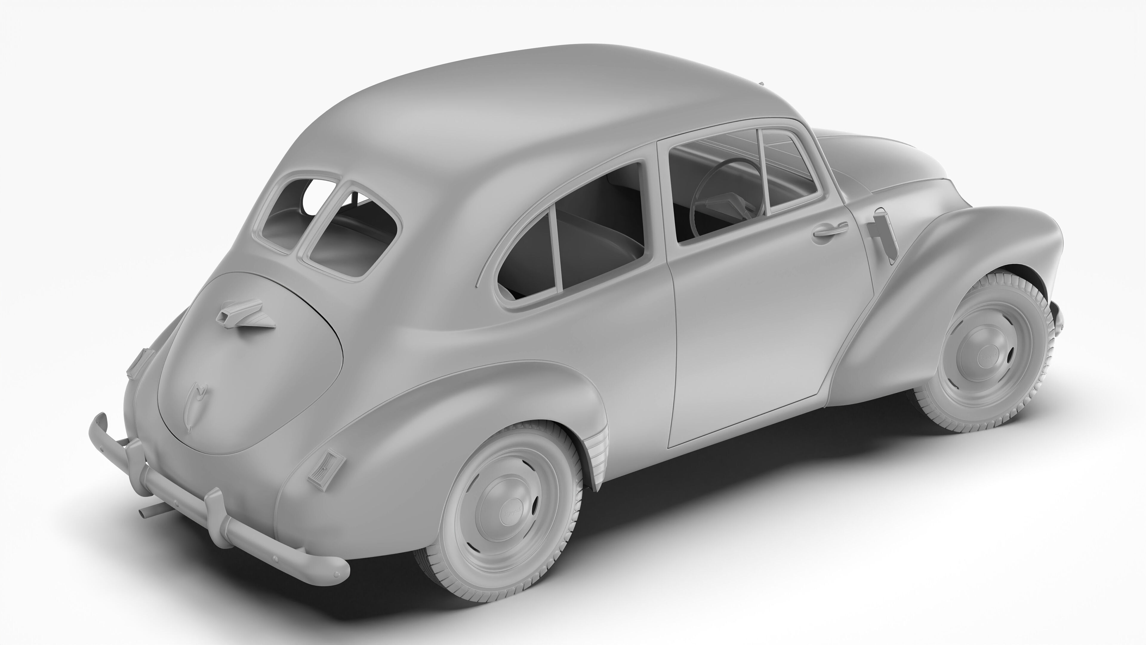 Toyopet SA 1947 -1952 3D model_13