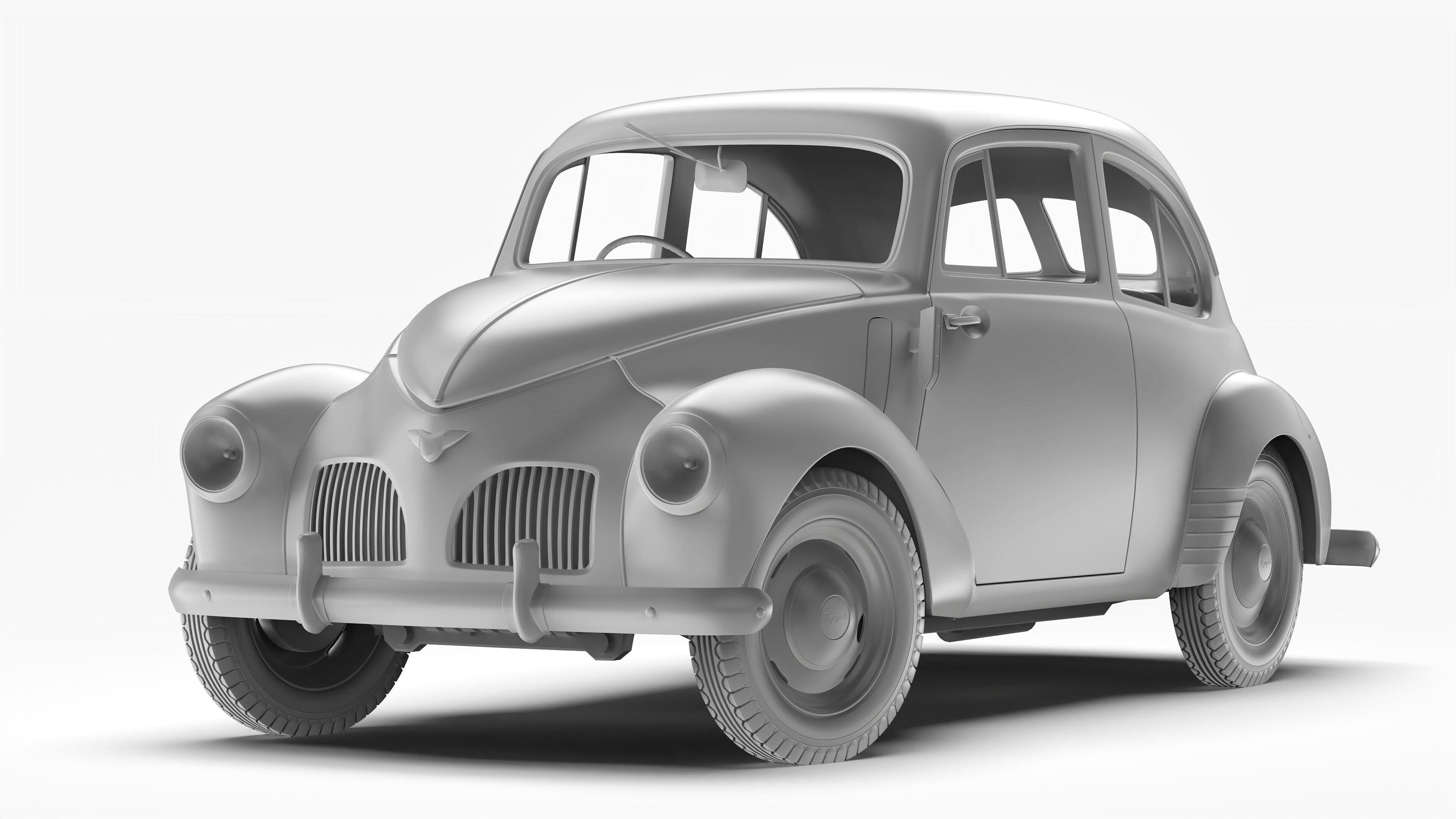 Toyopet SA 1947 -1952 3D model_11