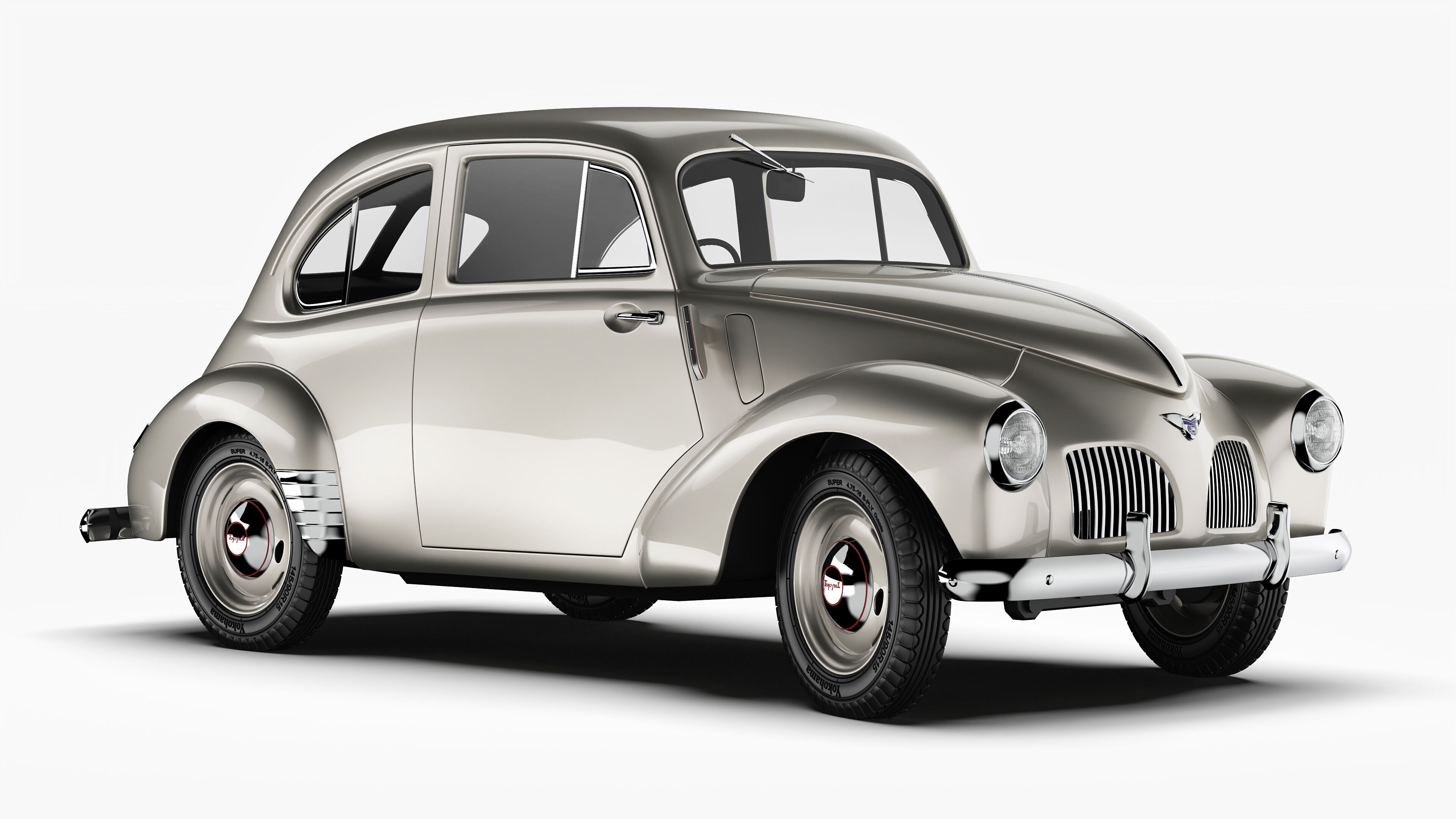 Toyopet SA 1947 -1952 3D model_4