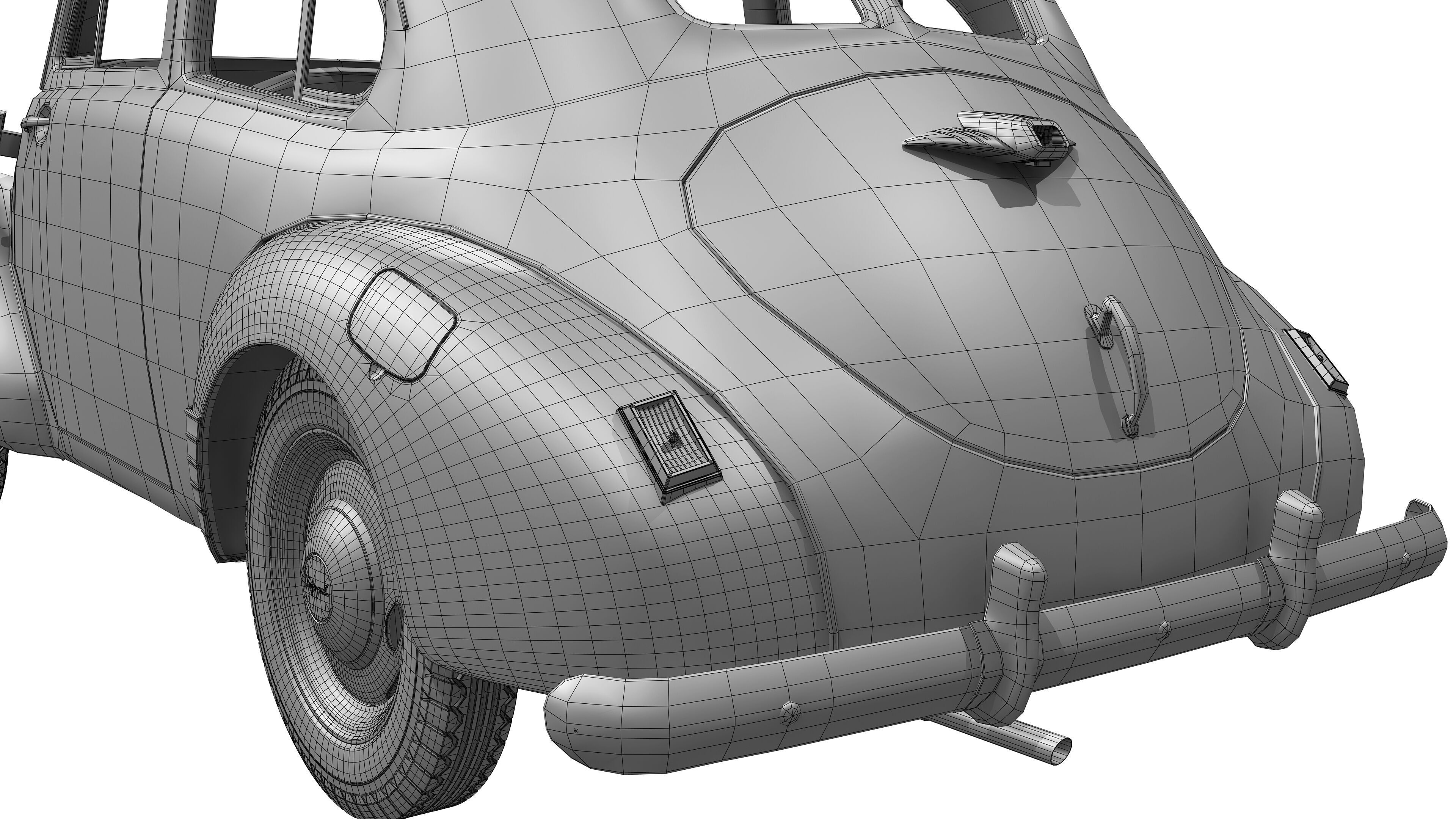 Toyopet SA 1947 -1952 3D model_24
