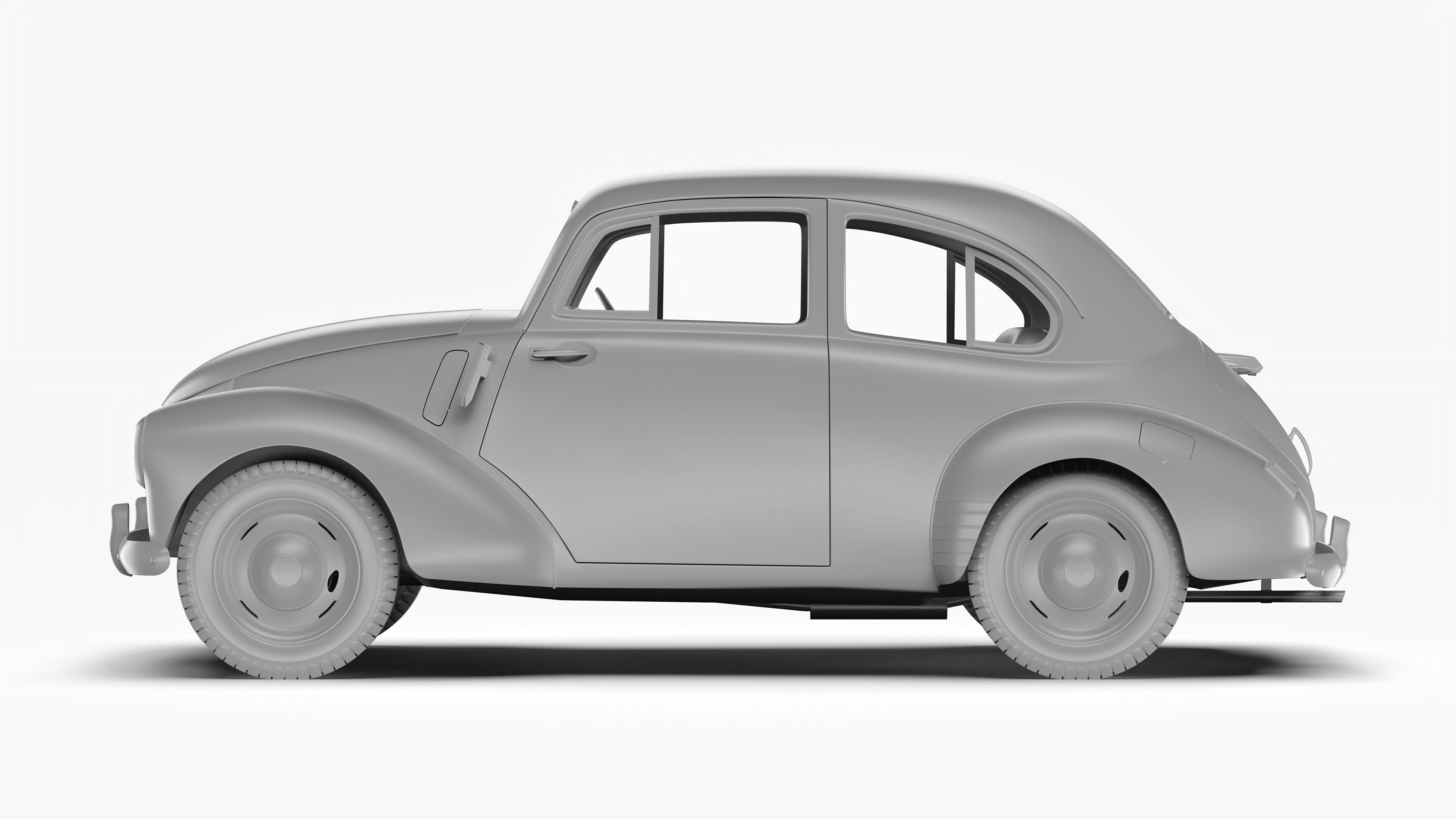 Toyopet SA 1947 -1952 3D model_17