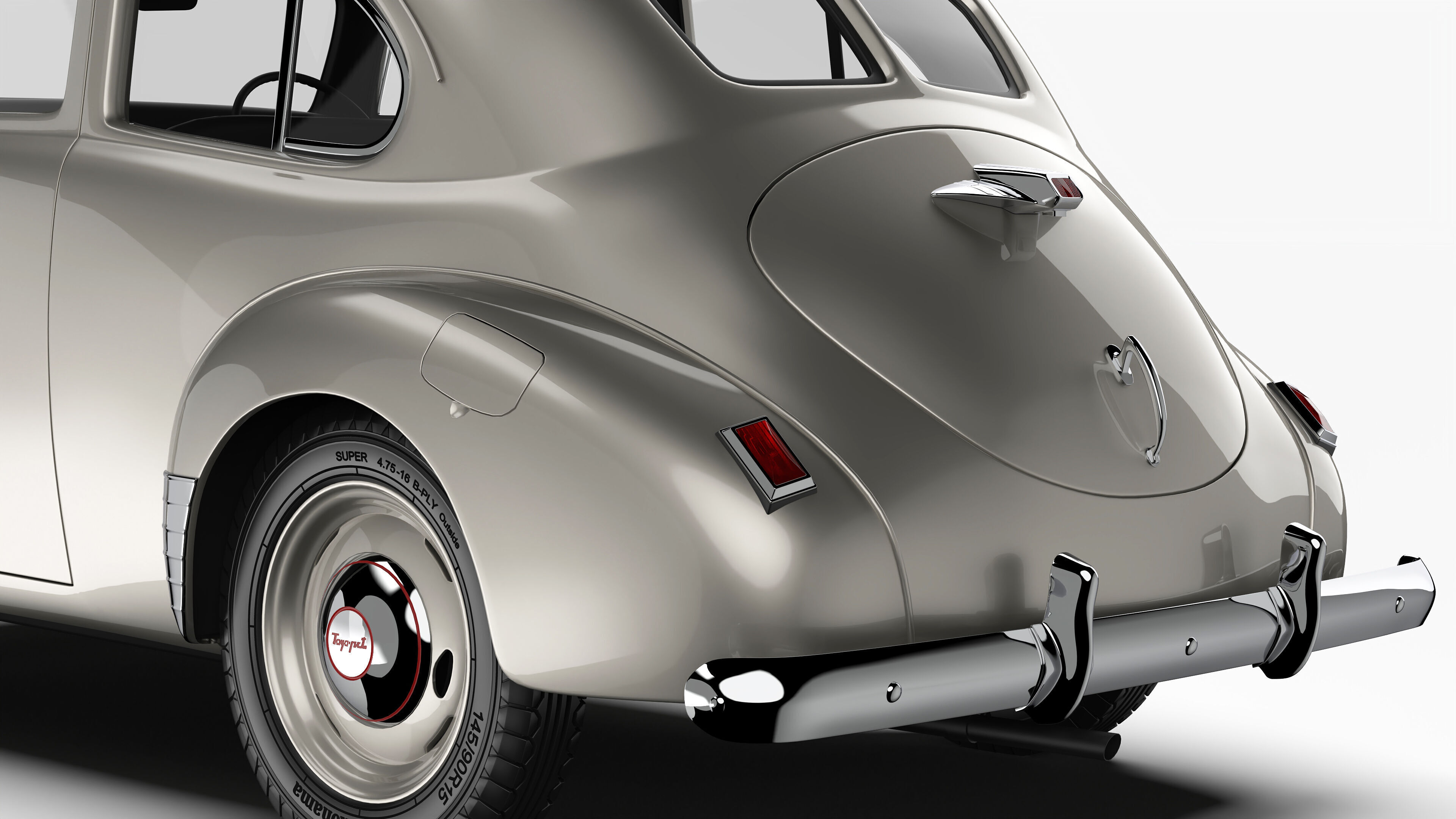 Toyopet SA 1947 -1952 3D model_9