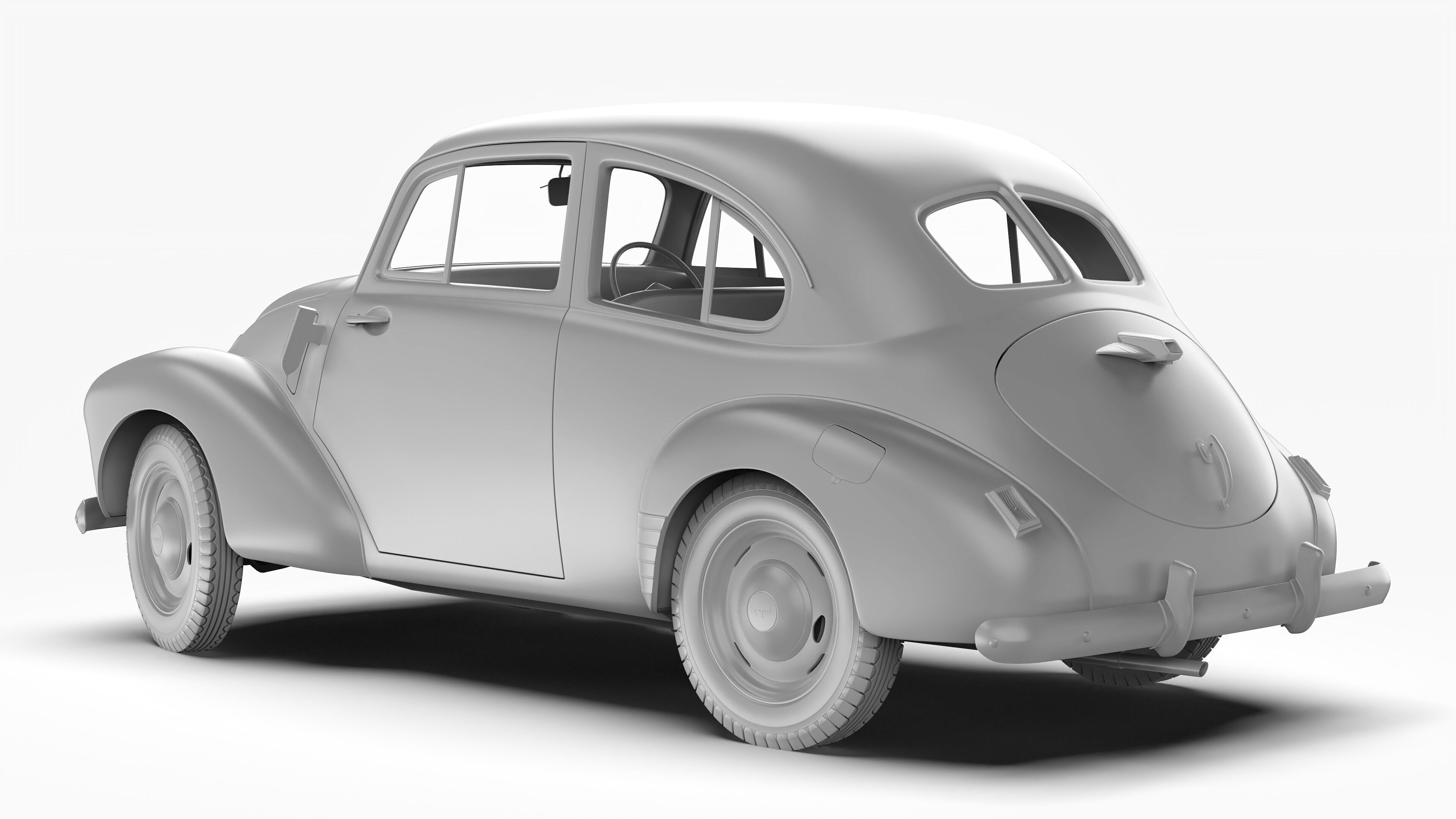 Toyopet SA 1947 -1952 3D model_12