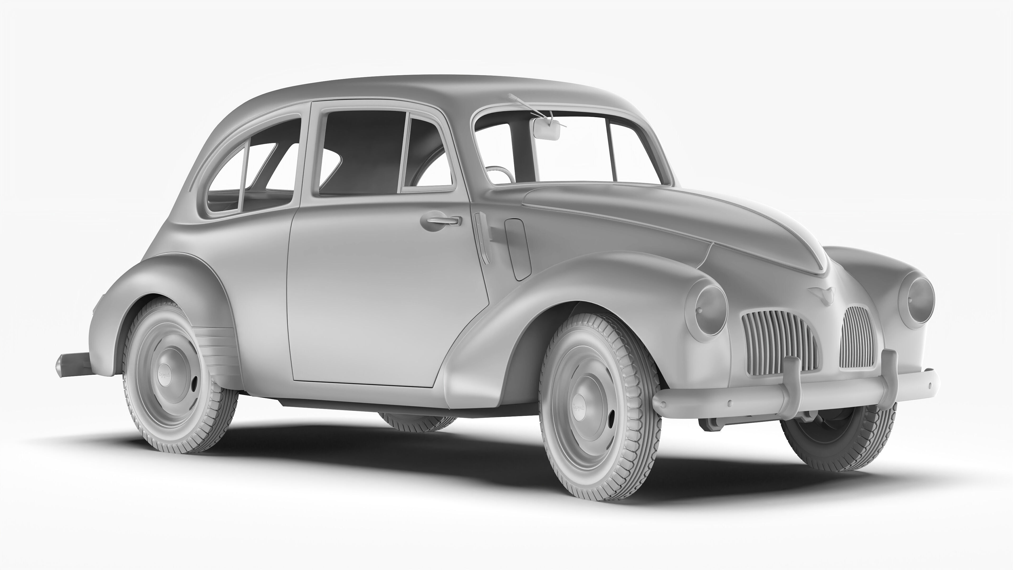 Toyopet SA 1947 -1952 3D model_14