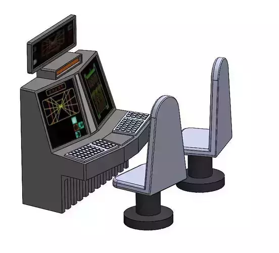 Custom Computer and Chairs