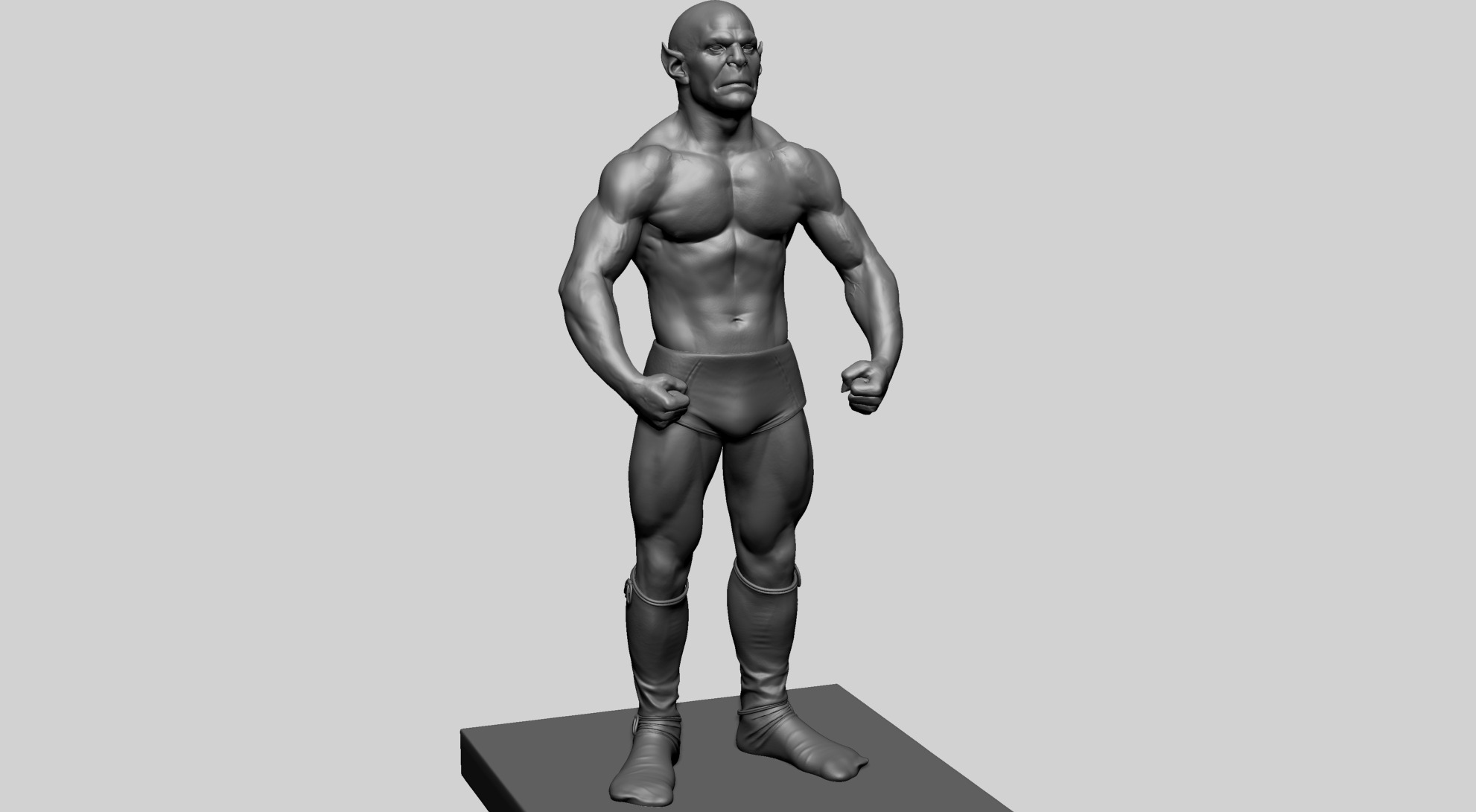 Fantasy Male Anatomy D 3D model_4