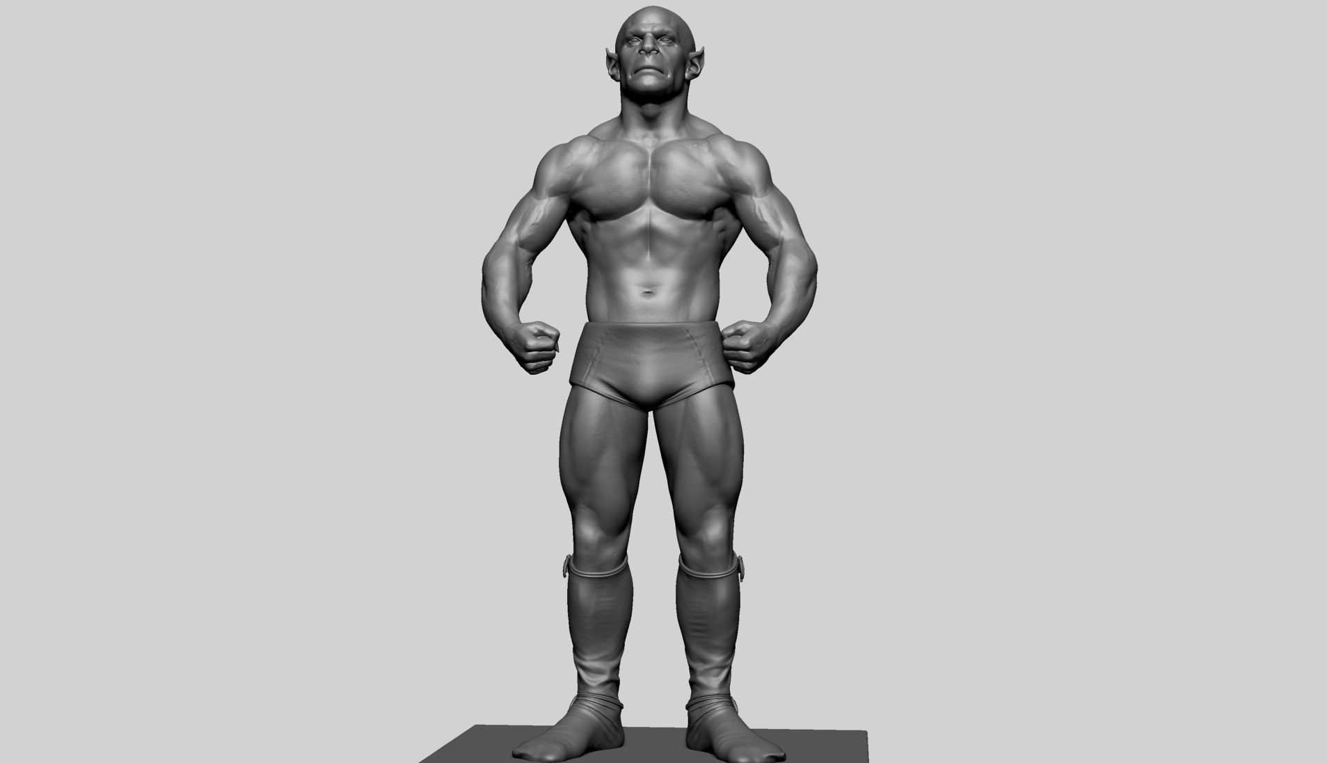 Fantasy Male Anatomy D 3D model_3