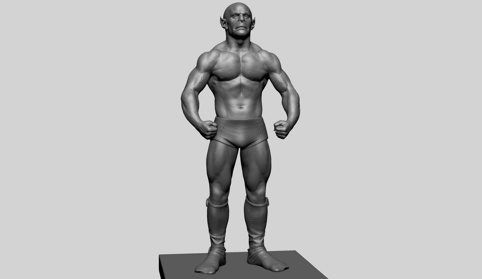 Fantasy Male Anatomy D 3D model_1