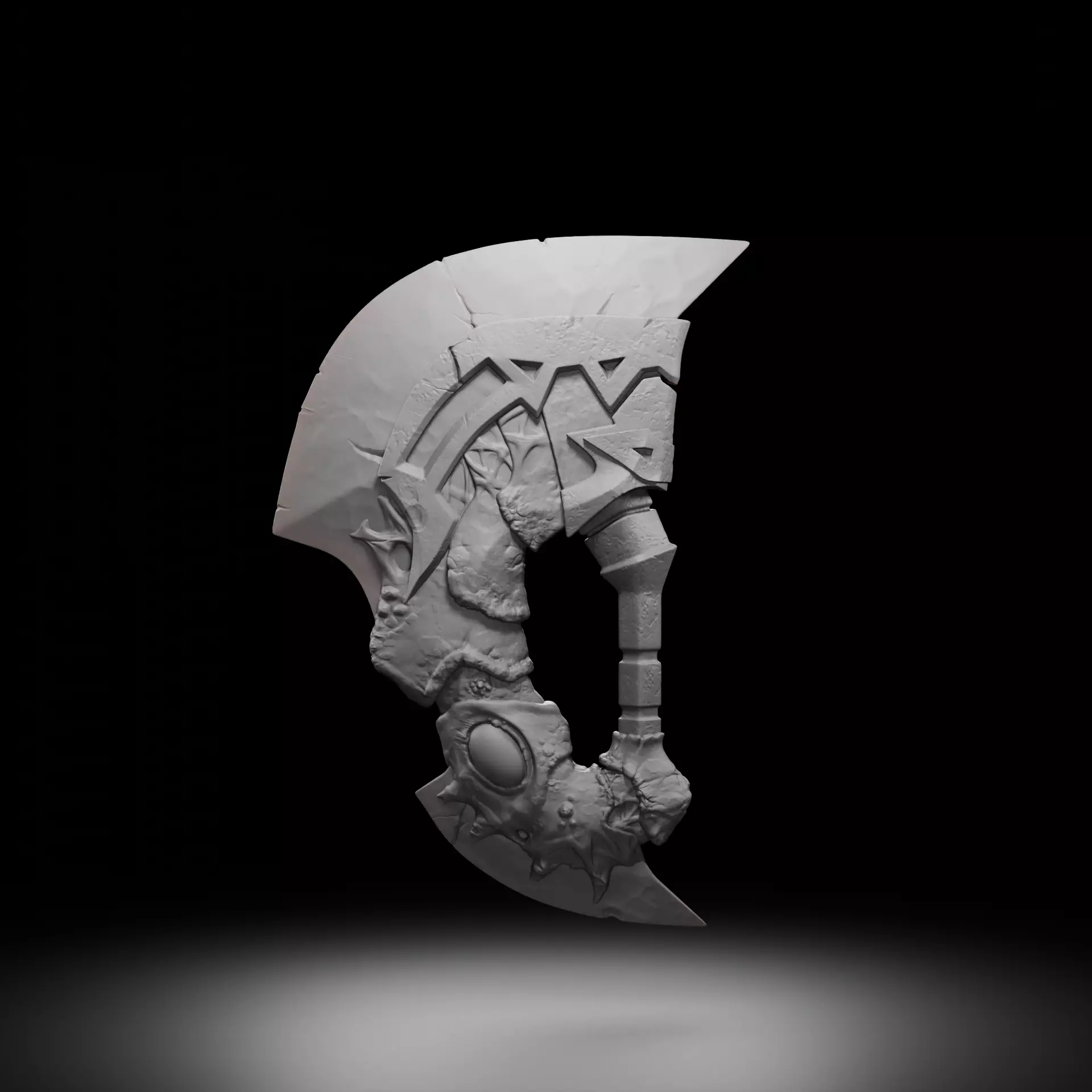 Sickle of Unyielding Strength - World of Warcraft 3D print model_0