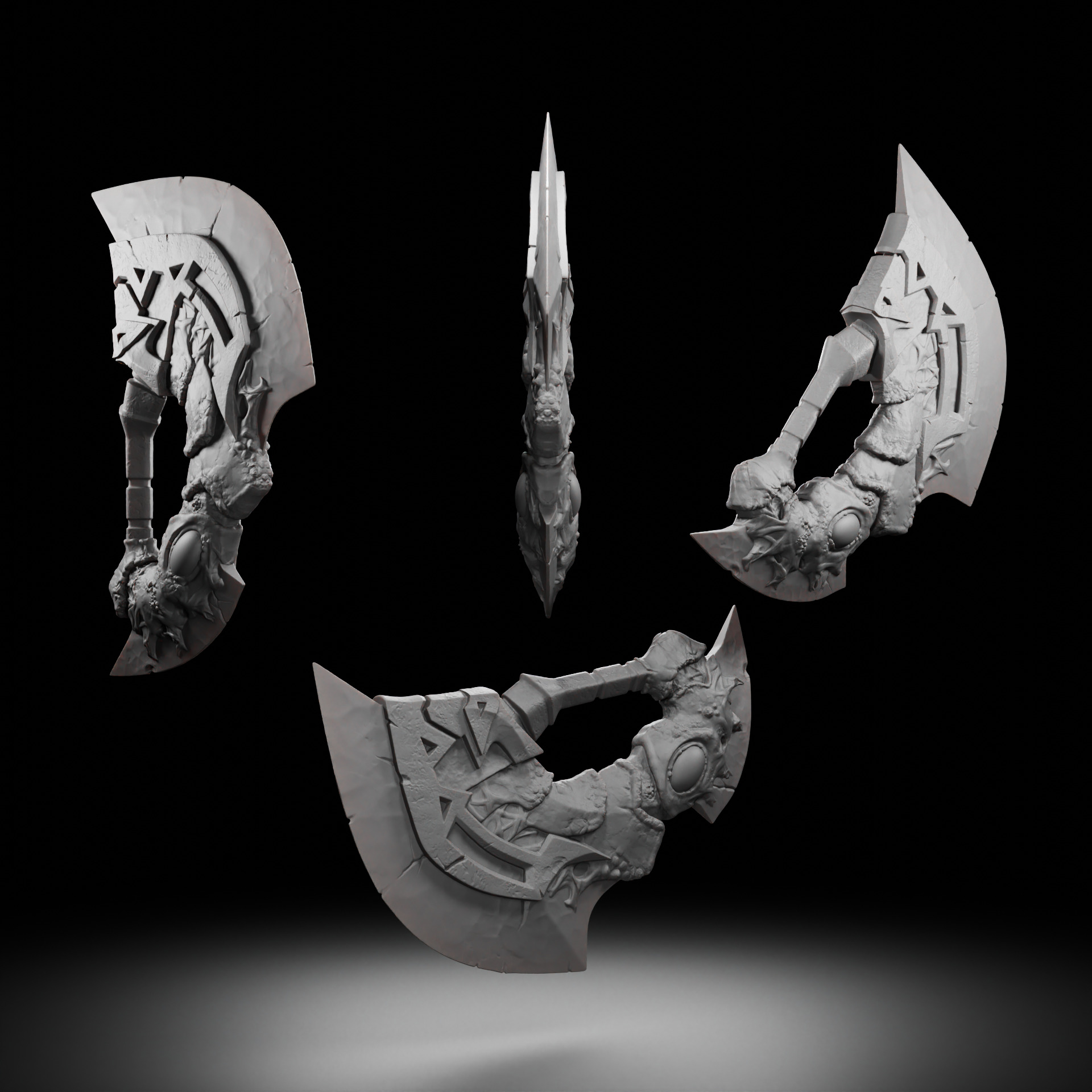 Sickle of Unyielding Strength - World of Warcraft 3D print model_1