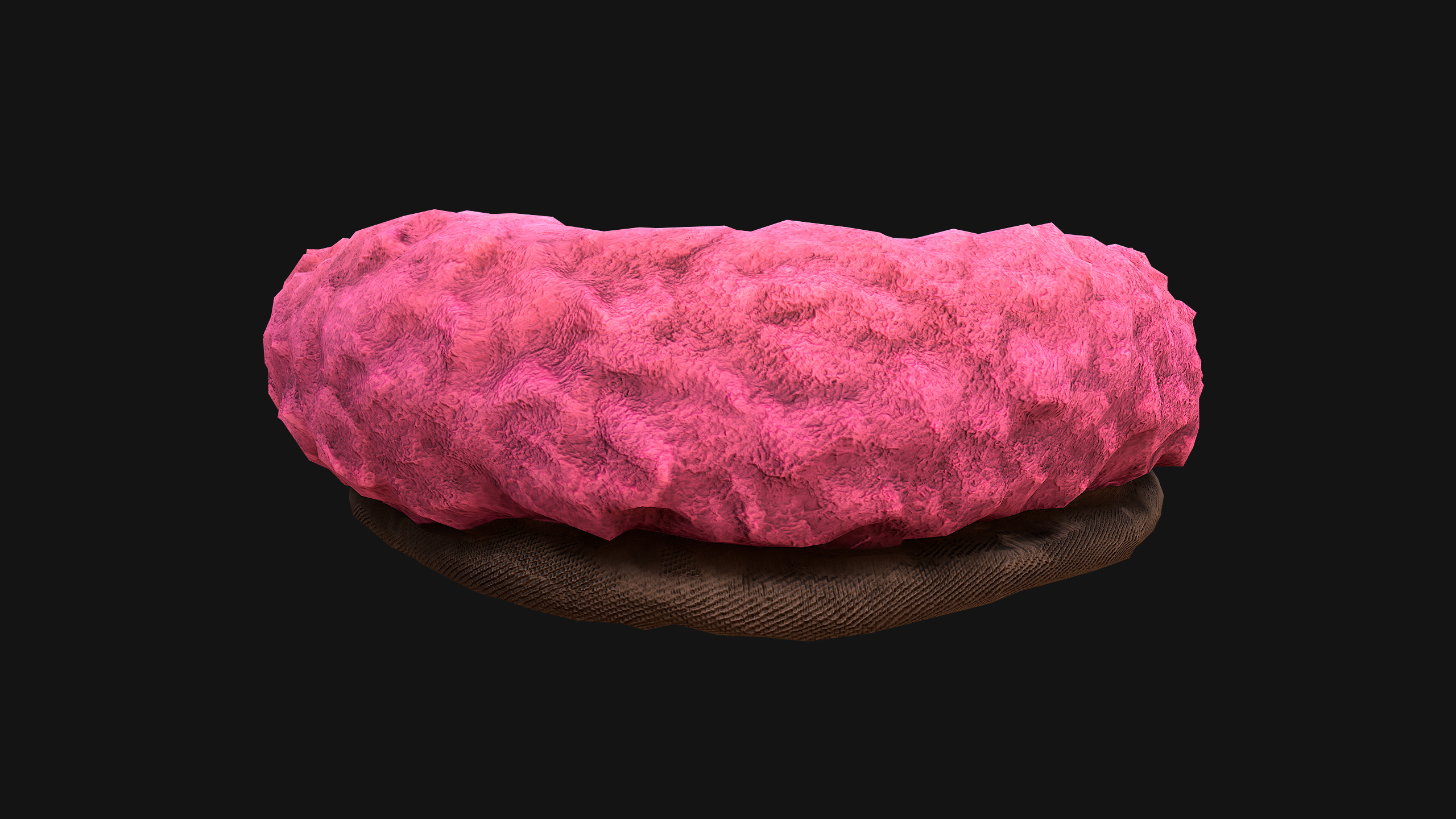 Bed for Pet Hamster Rodent Rat Low-poly 3D model_17