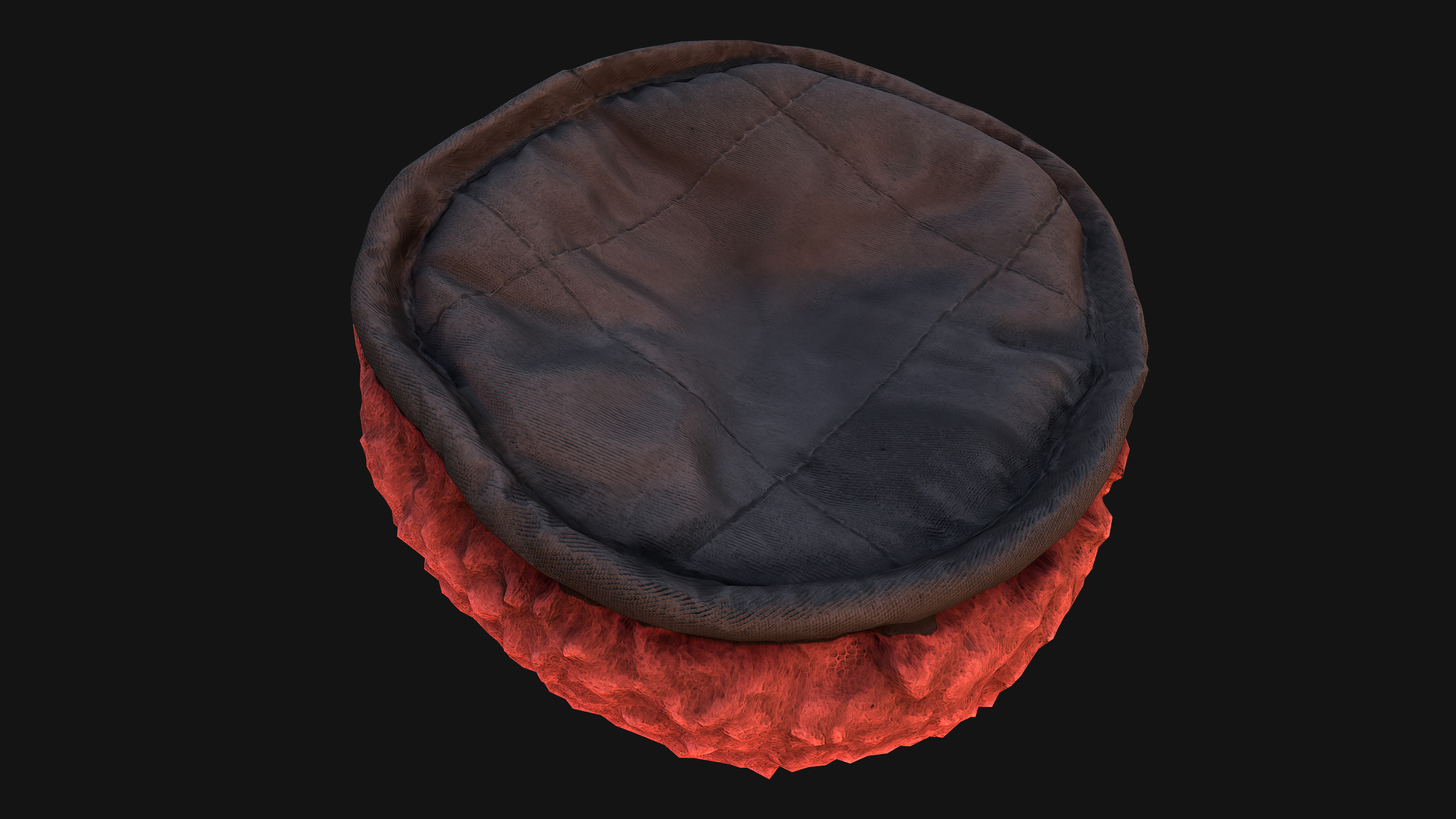 Bed for Pet Hamster Rodent Rat Low-poly 3D model_20