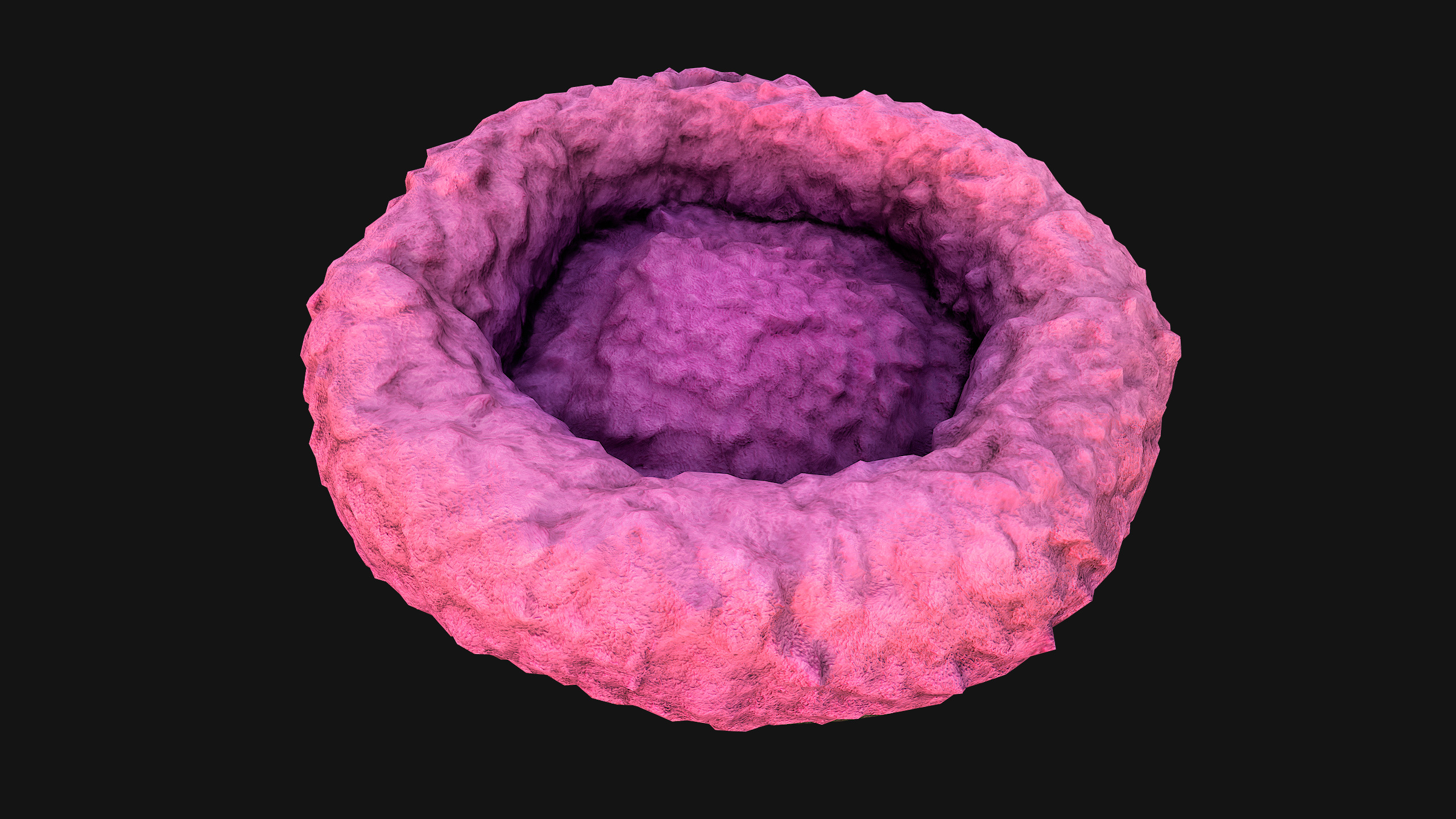 Bed for Pet Hamster Rodent Rat Low-poly 3D model_14