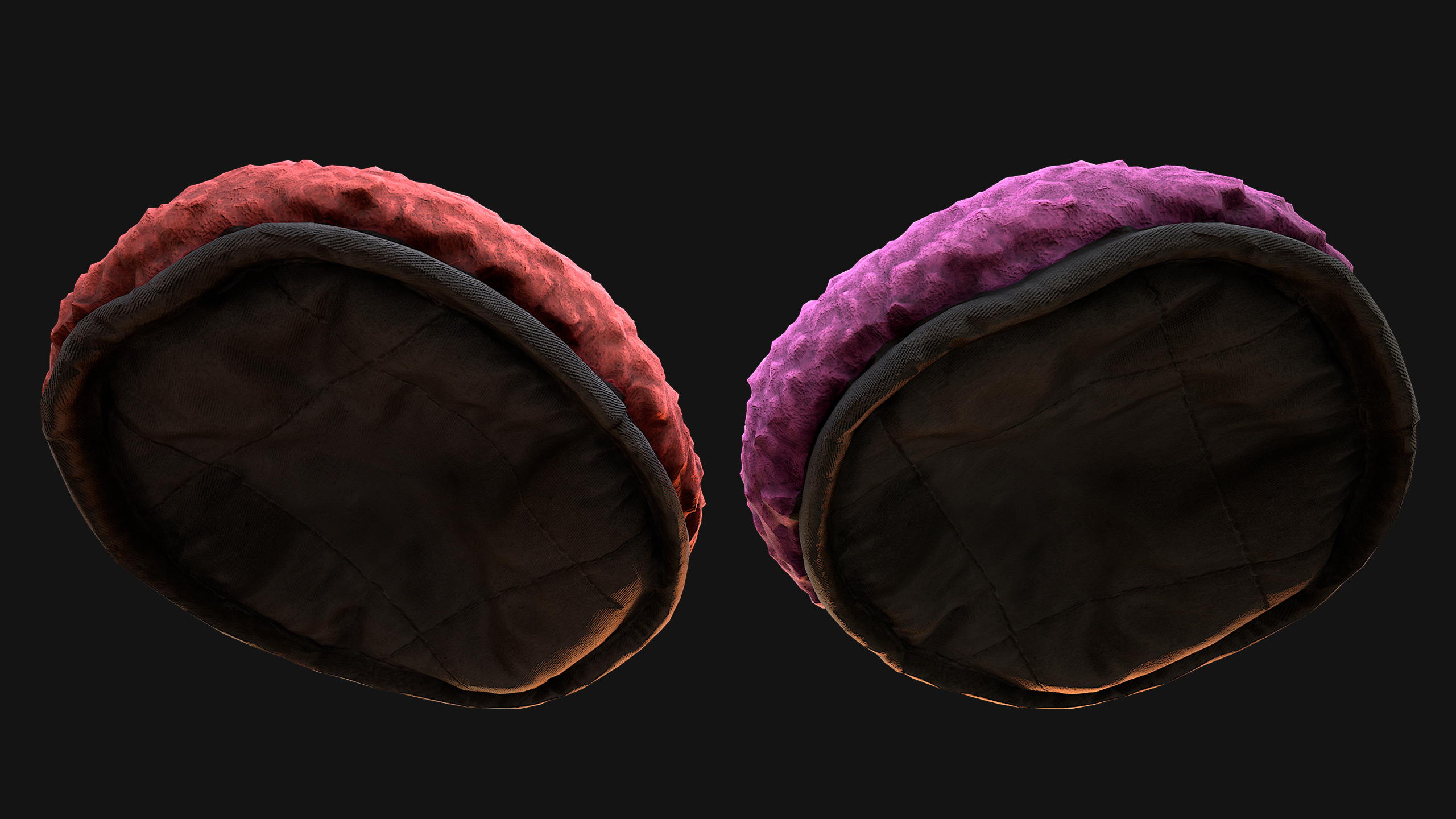 Bed for Pet Hamster Rodent Rat Low-poly 3D model_12