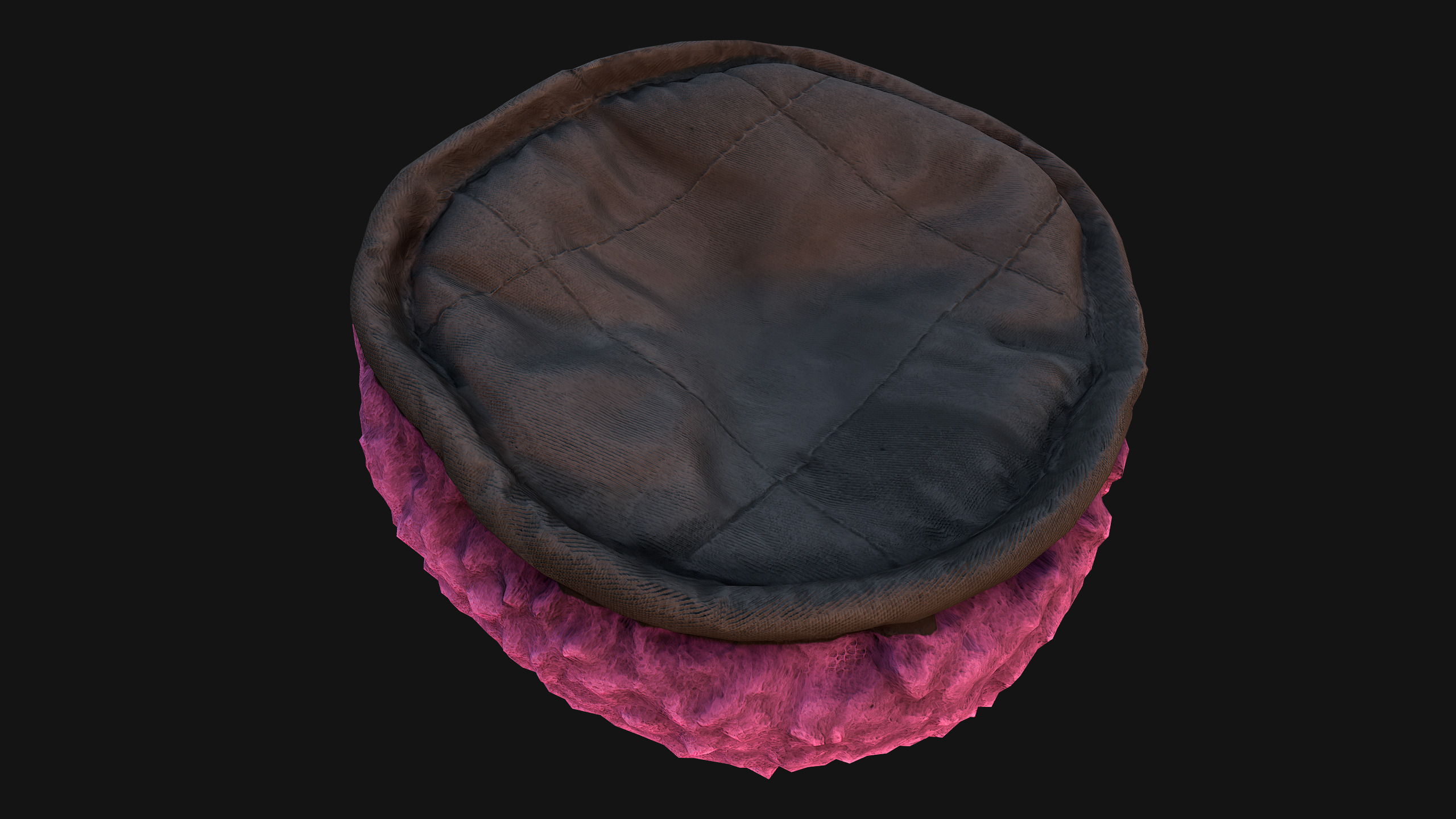 Bed for Pet Hamster Rodent Rat Low-poly 3D model_19