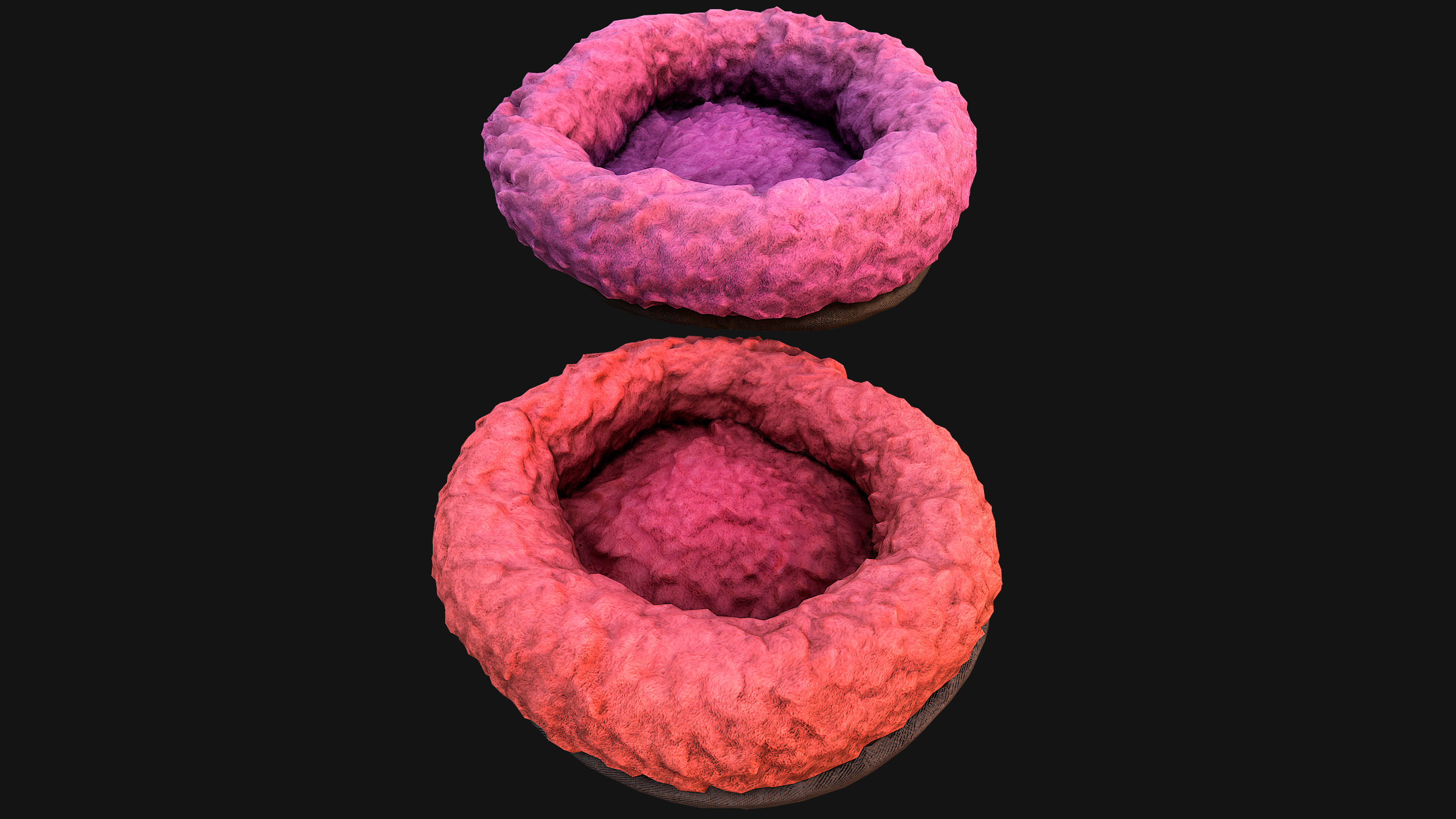 Bed for Pet Hamster Rodent Rat Low-poly 3D model_24