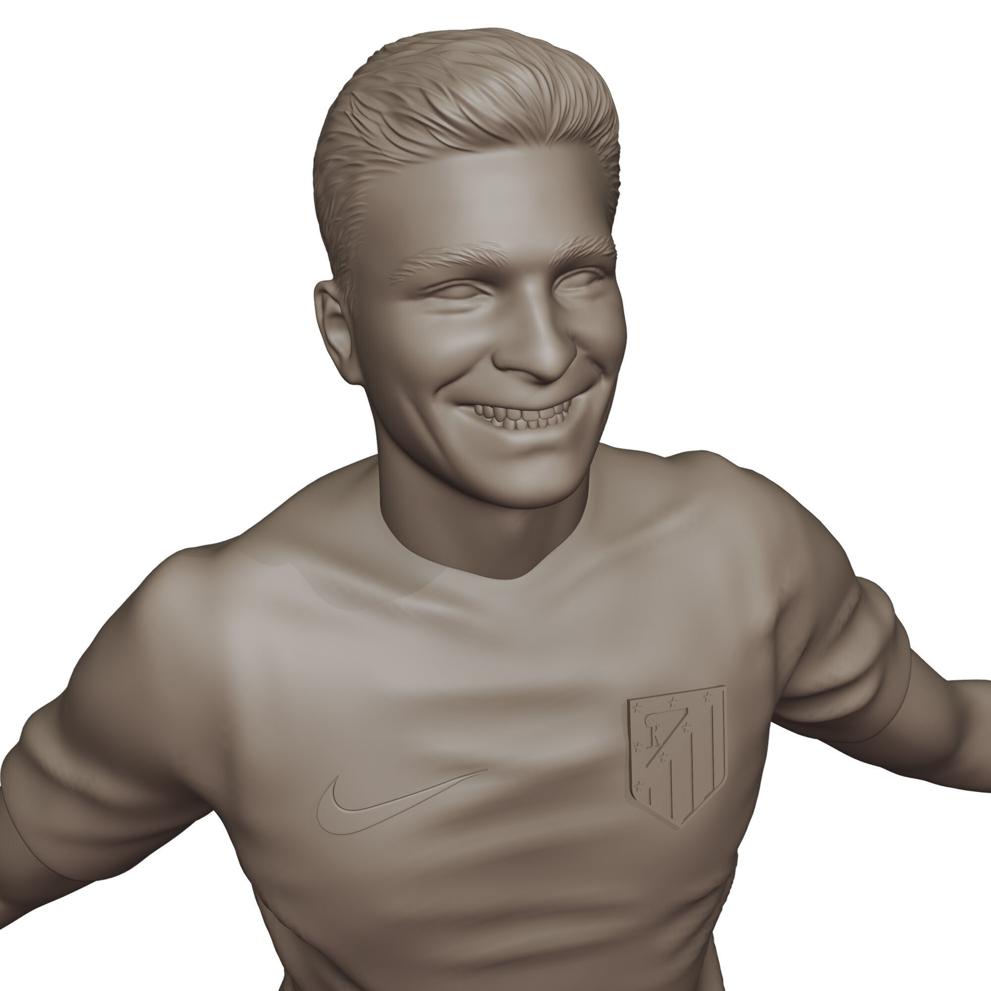 JULIAN ALVAREZ - ATLETICO MADRID - FOOTBALL PLAYER 3D PRINT 3D print model_5