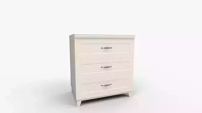 Hampton Drawer Dresser Simply White