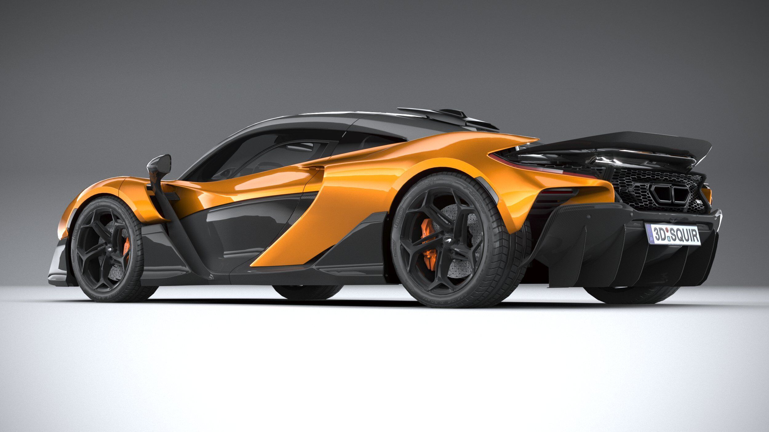 Mclaren W1 2025 LowPoly 3D model_5