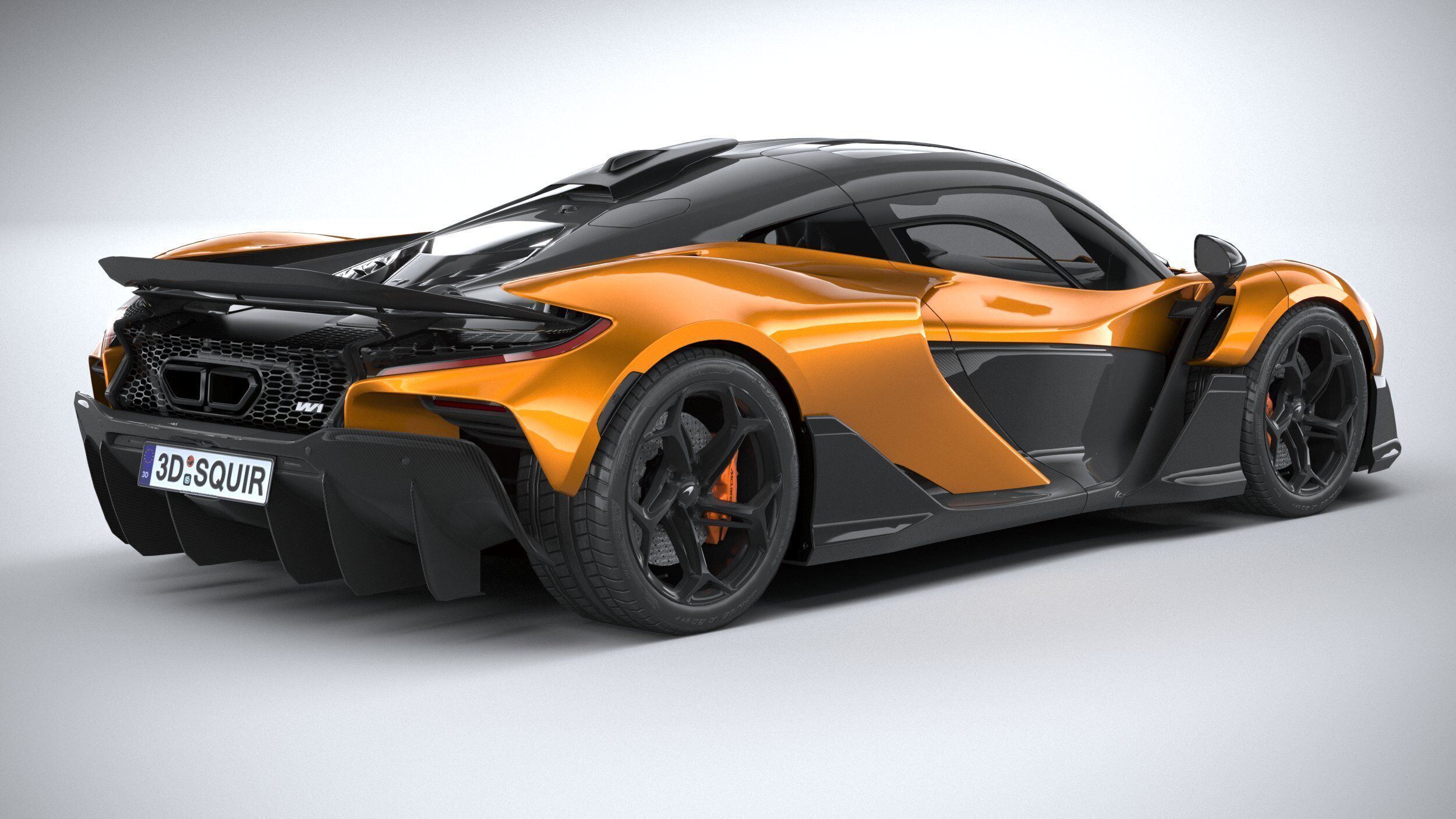 Mclaren W1 2025 LowPoly 3D model_17