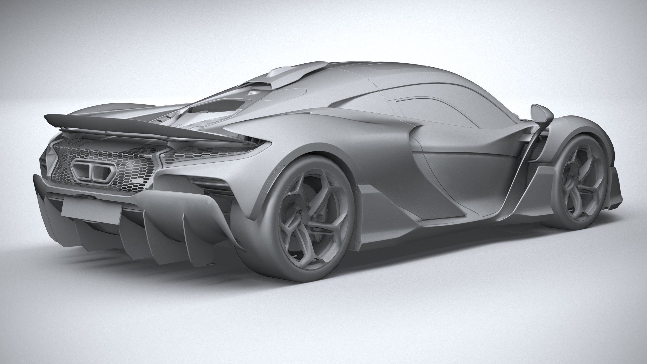 Mclaren W1 2025 LowPoly 3D model_25