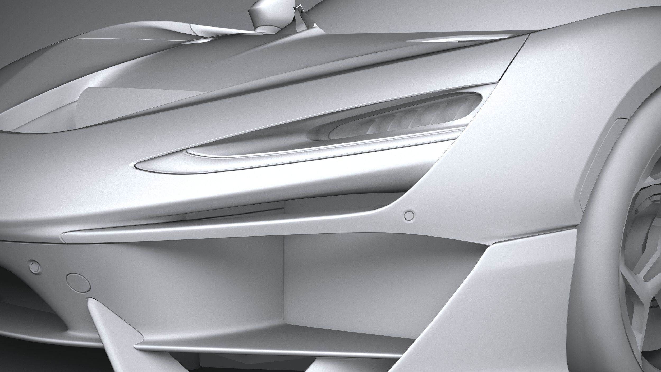 Mclaren W1 2025 LowPoly 3D model_23