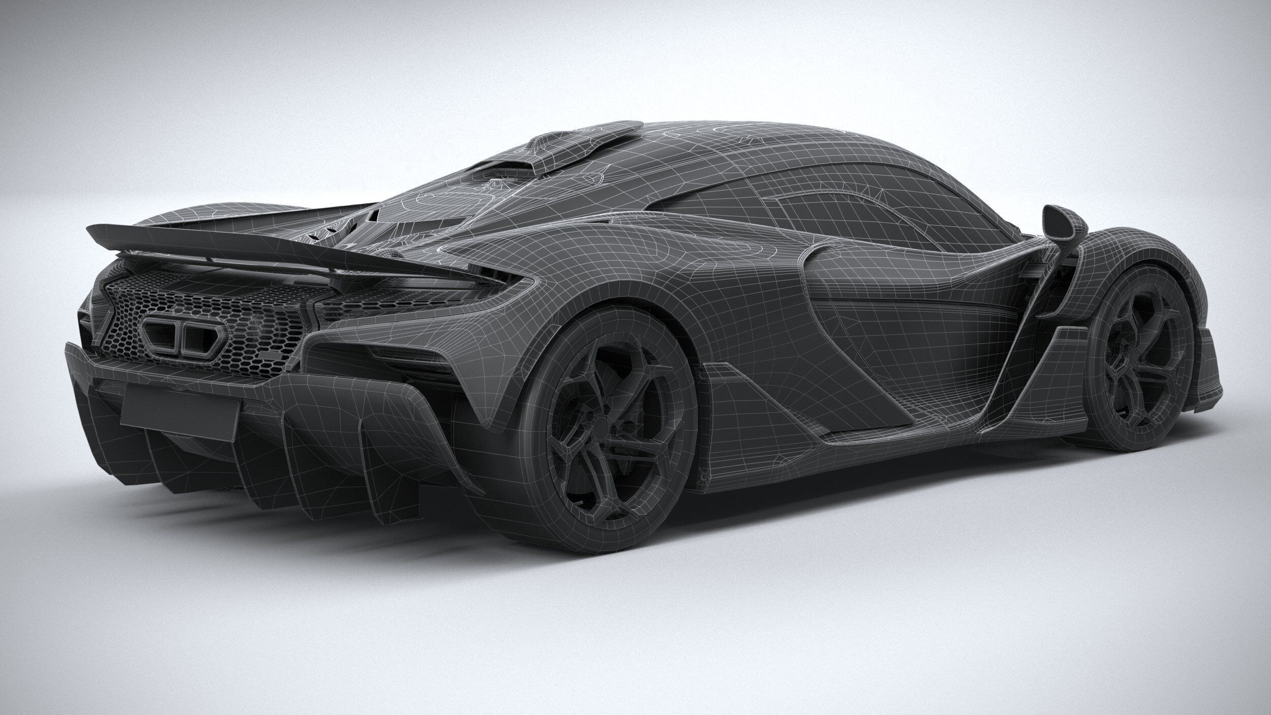 Mclaren W1 2025 LowPoly 3D model_27