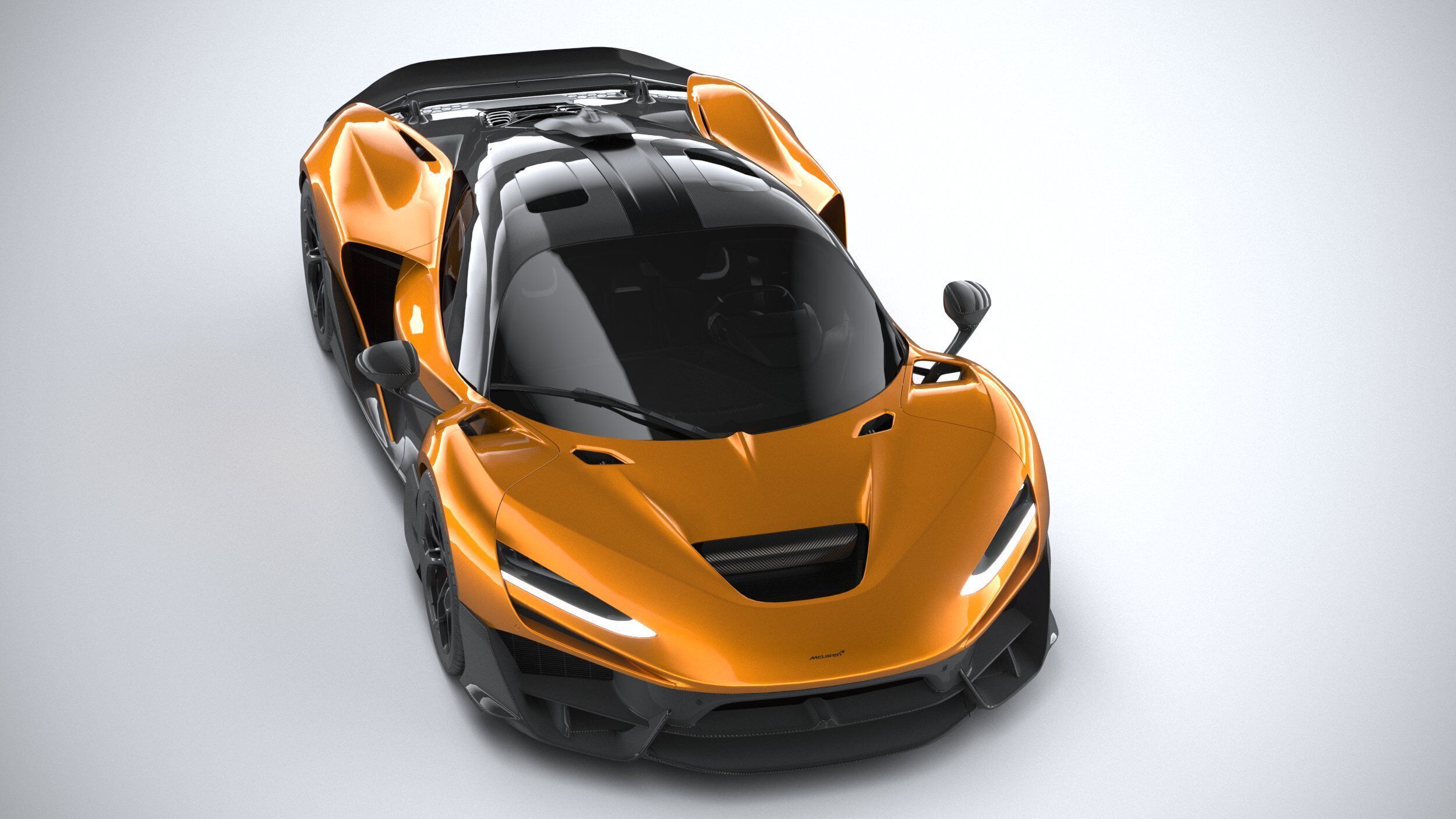 Mclaren W1 2025 LowPoly 3D model_12