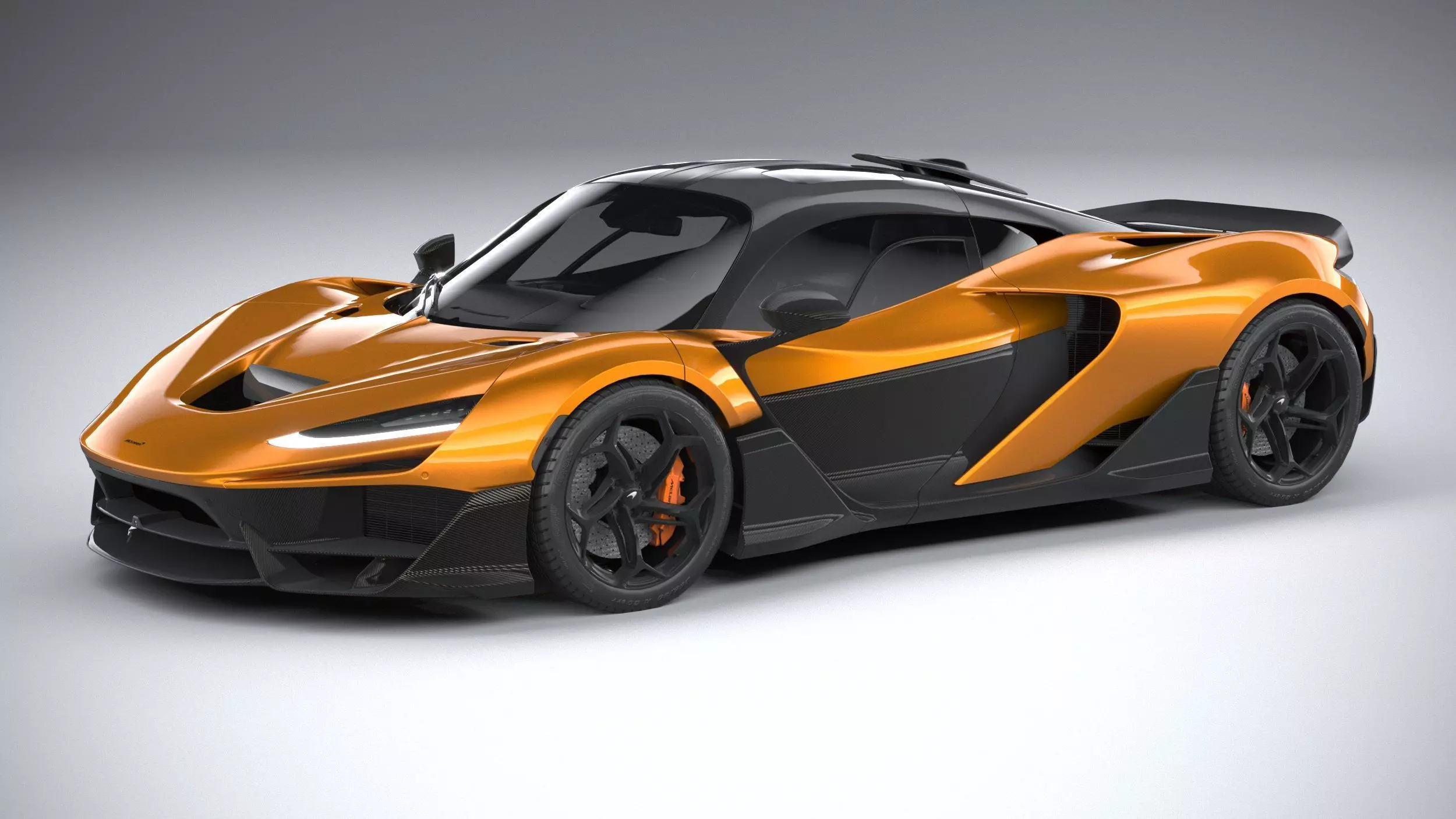 Mclaren W1 2025 LowPoly 3D model_0