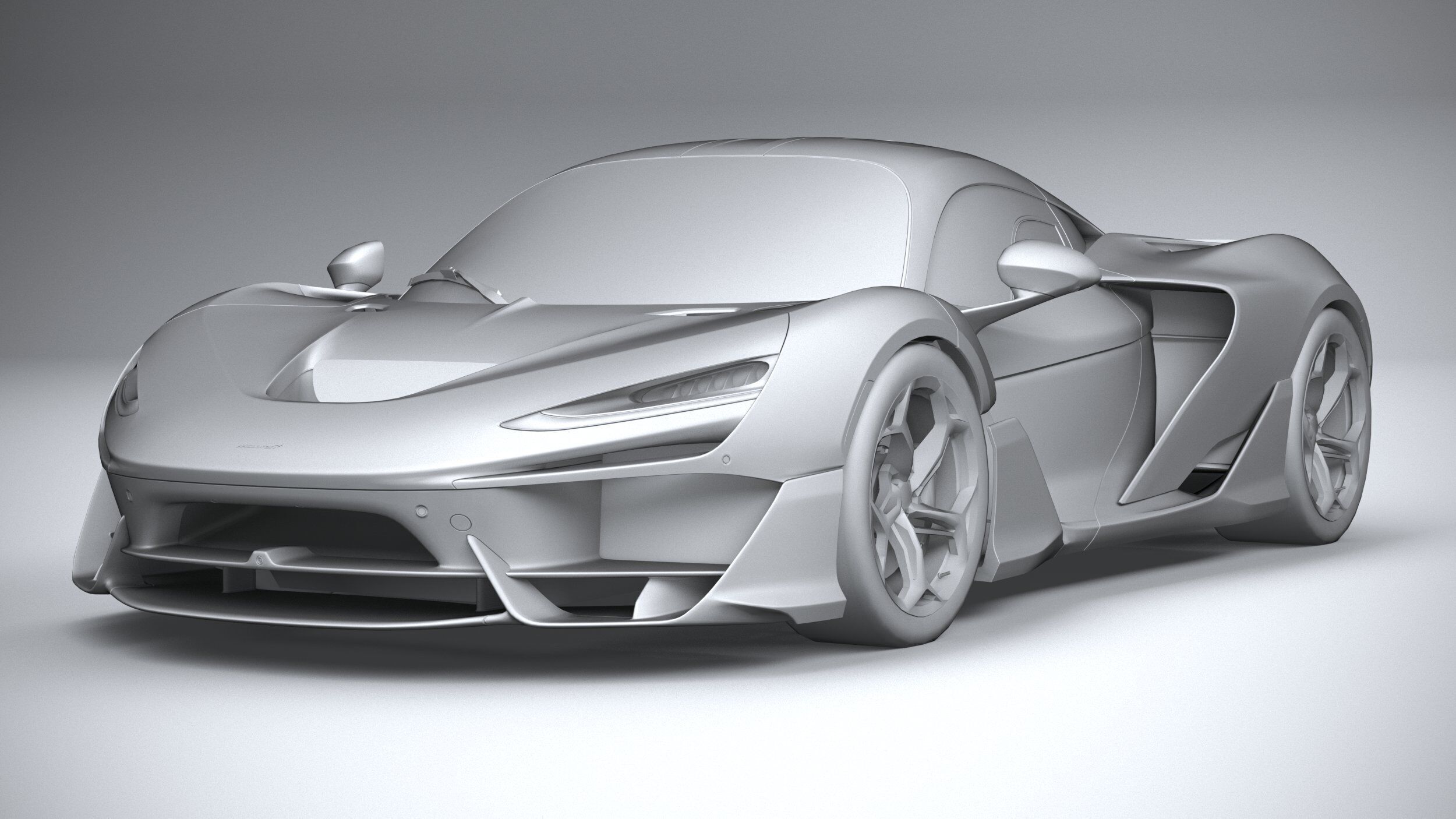 Mclaren W1 2025 LowPoly 3D model_20