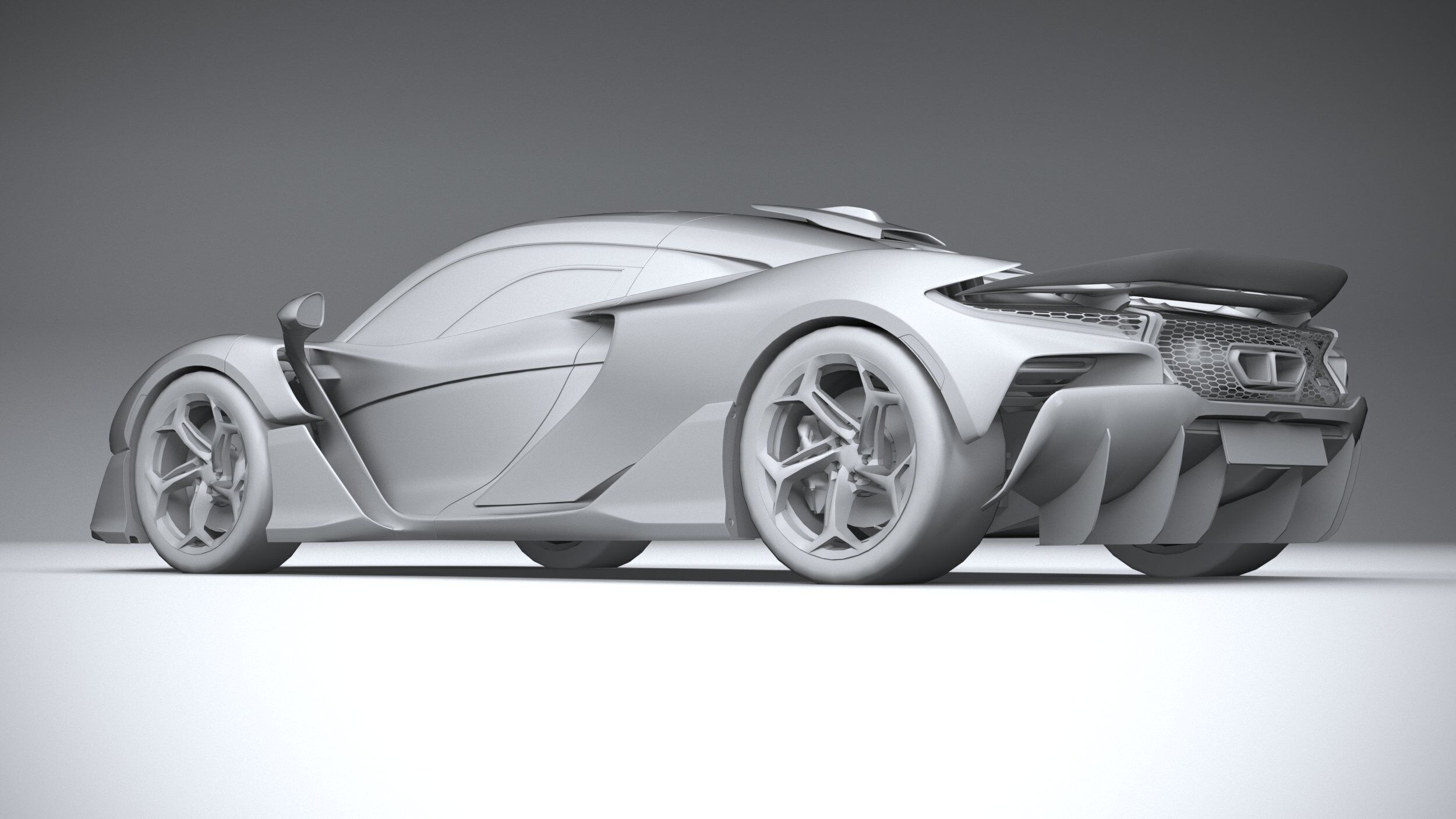 Mclaren W1 2025 LowPoly 3D model_21