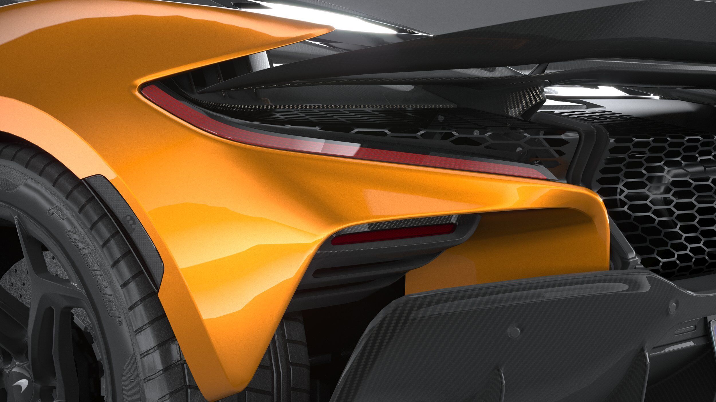 Mclaren W1 2025 LowPoly 3D model_15