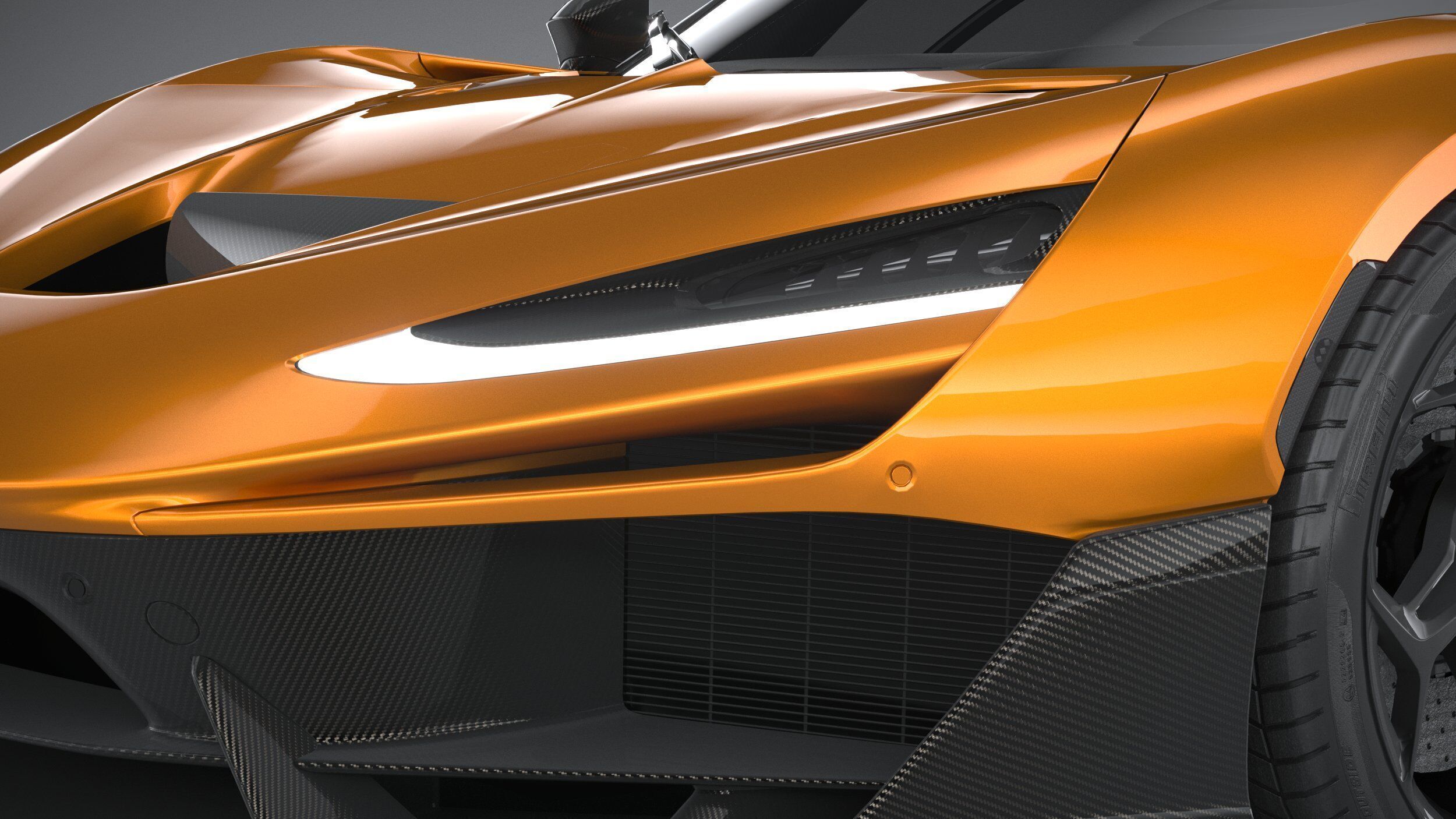 Mclaren W1 2025 LowPoly 3D model_14