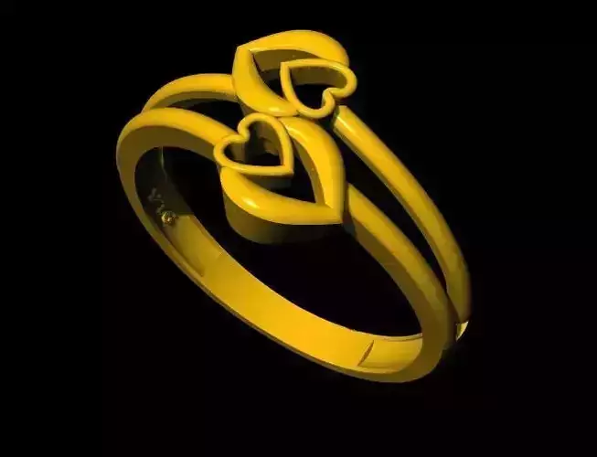 heart ring 3dm file